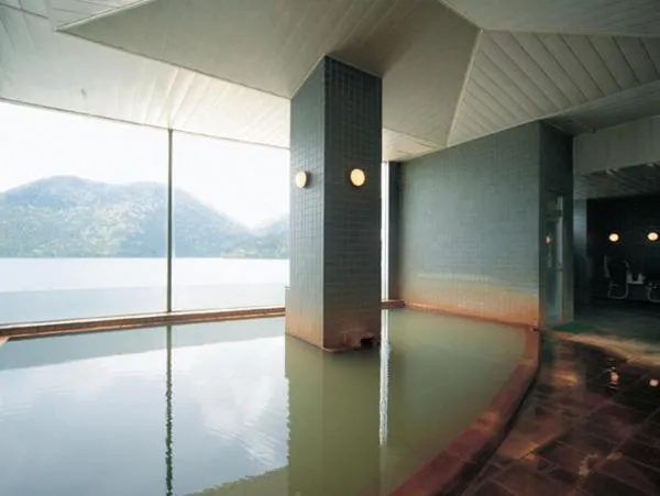 Hot Spring Bath in Shikaribetsu Kohan Onsen Hotel Fusui