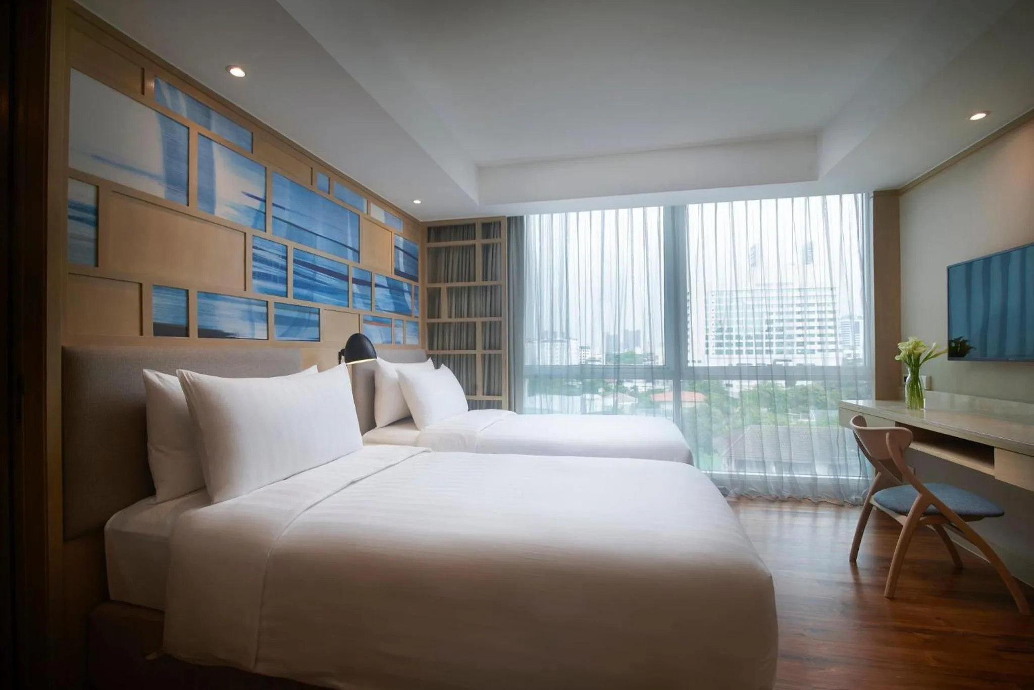 Photo of the whole room, Bed in Shama Petchburi 47 Bangkok