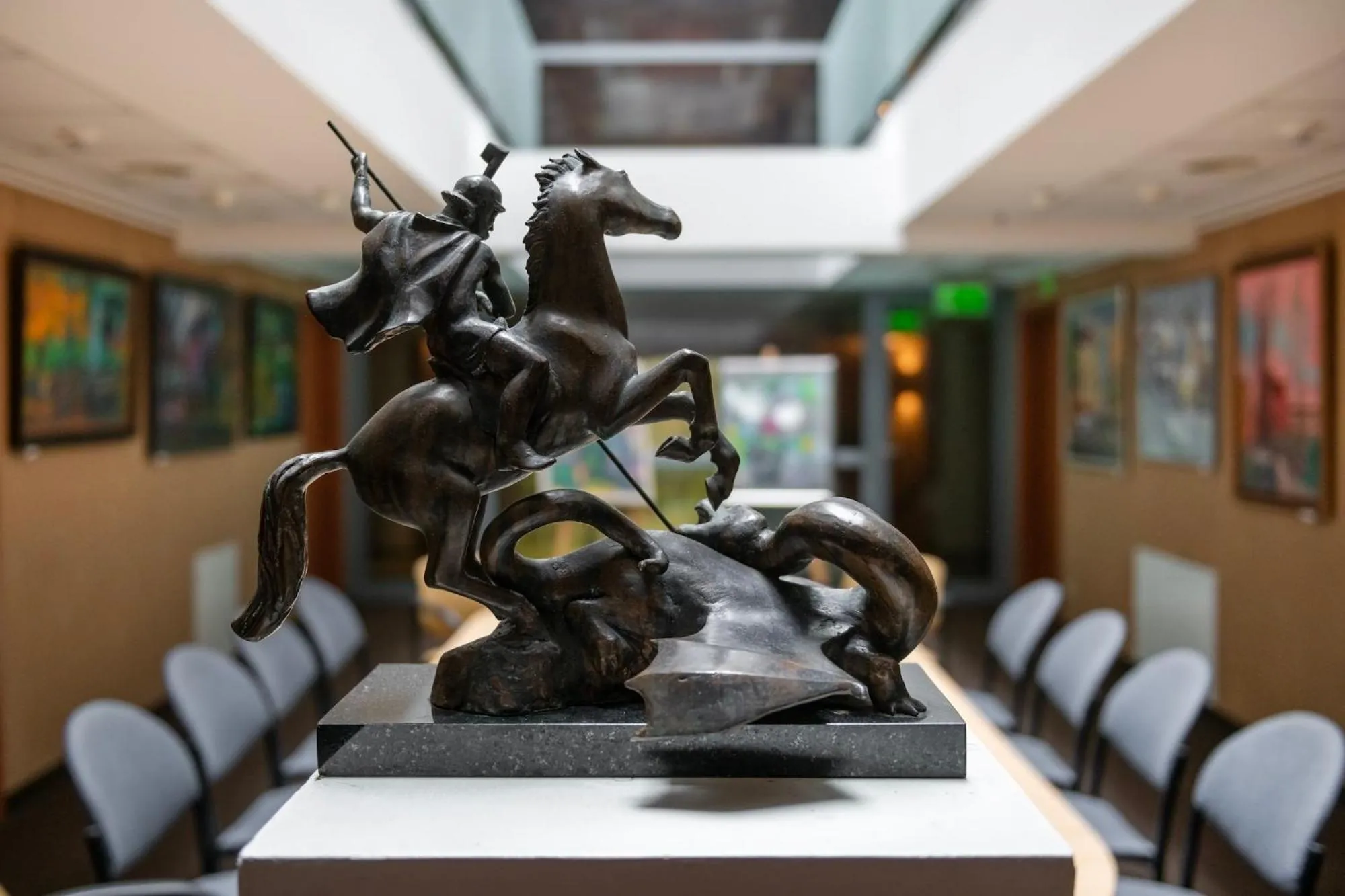 Decorative detail in Art City Inn