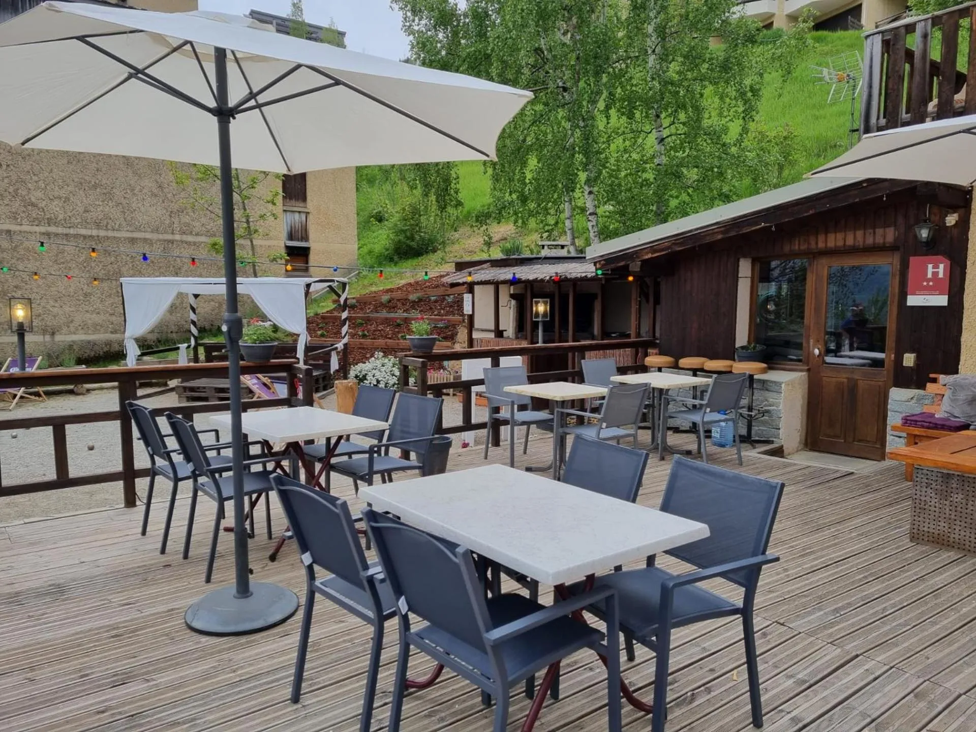 Balcony/Terrace in Hotel Le Beau Site