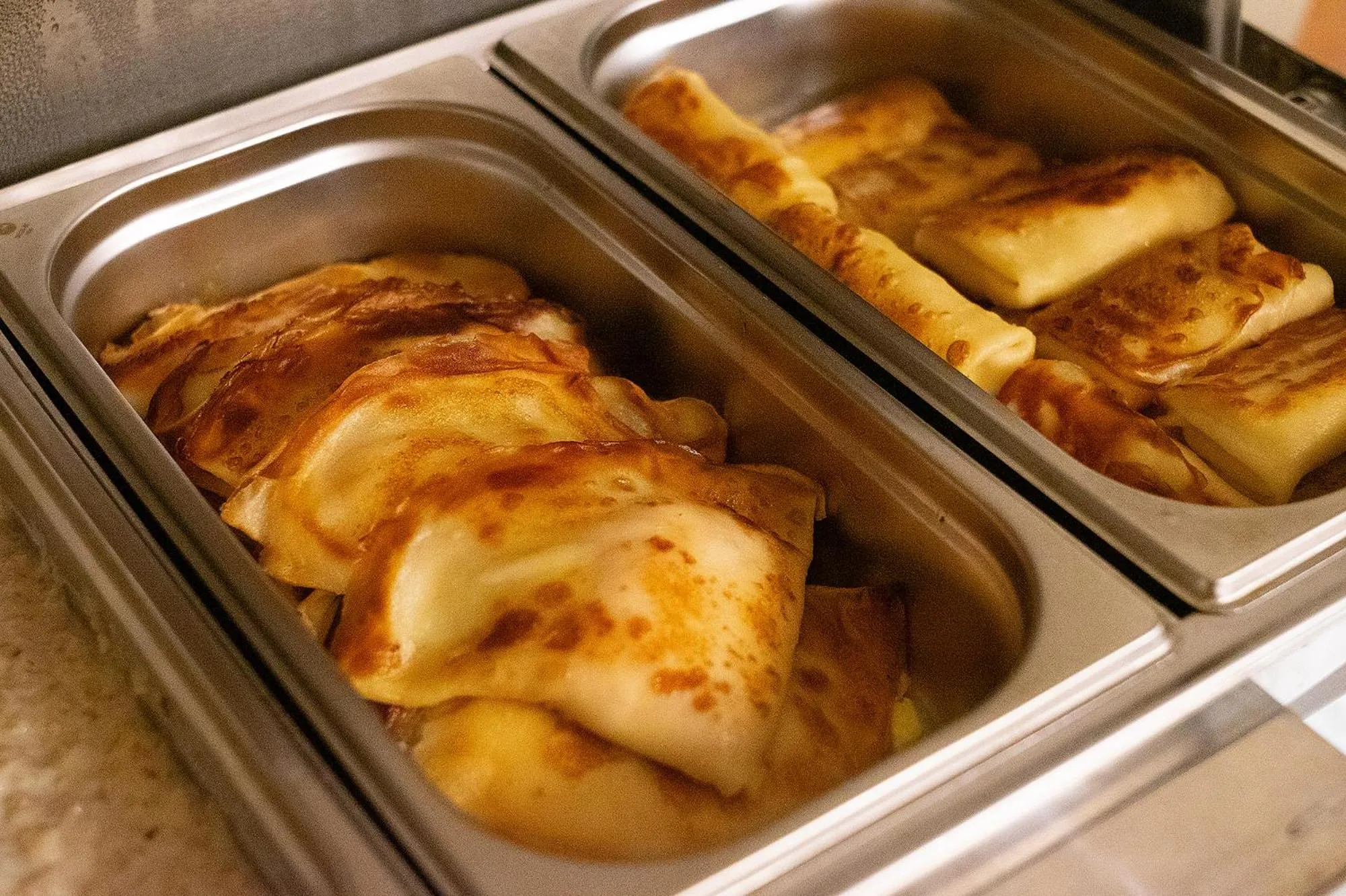 Food and drinks in St Palace Hotel