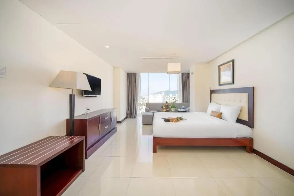 Photo of the whole room, Bed in Gemma Hotel & Apartment Near Dragon Bridge