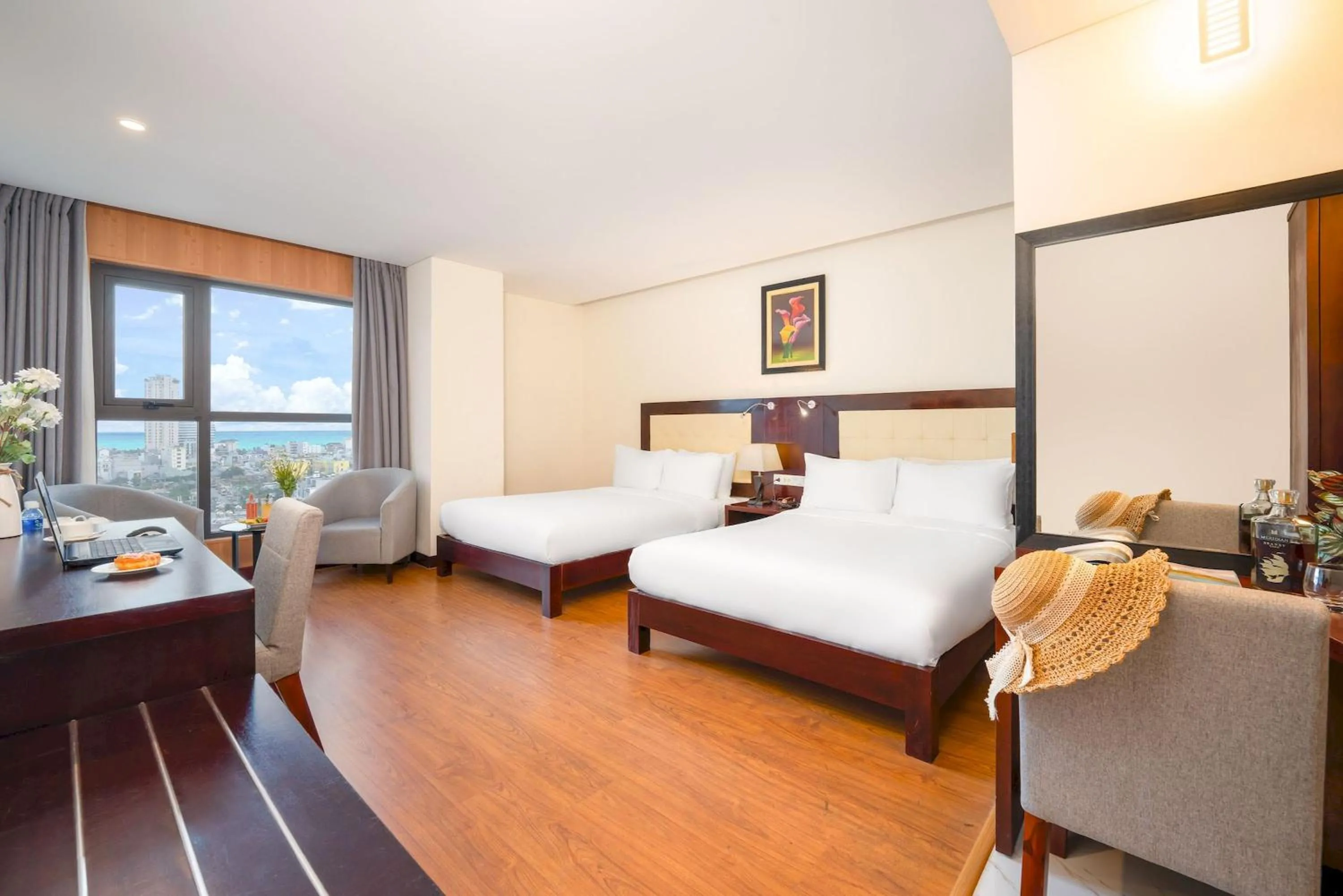 Photo of the whole room, Bed in Gemma Hotel & Apartment Near Dragon Bridge