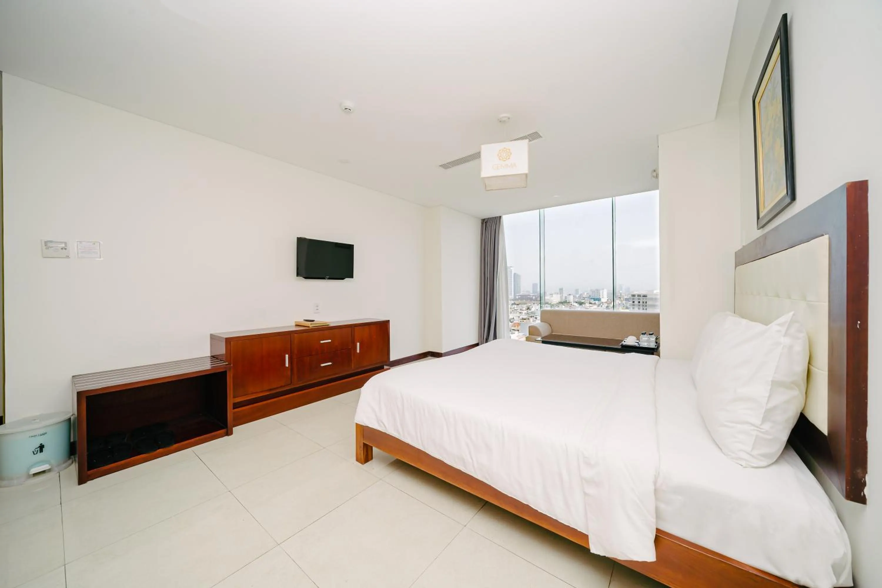 Bed in Gemma Hotel & Apartment Near Dragon Bridge