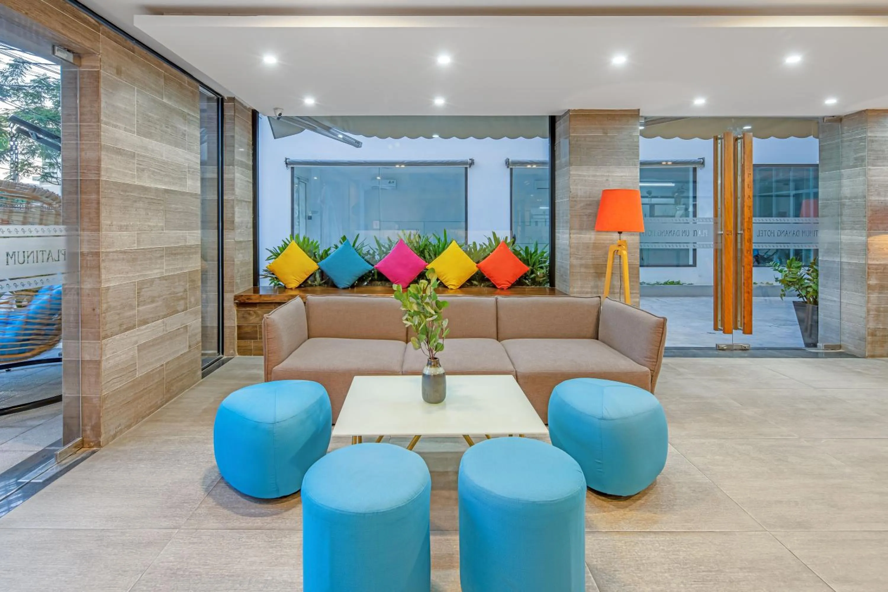 Lobby or reception in Platinum Danang Hotel