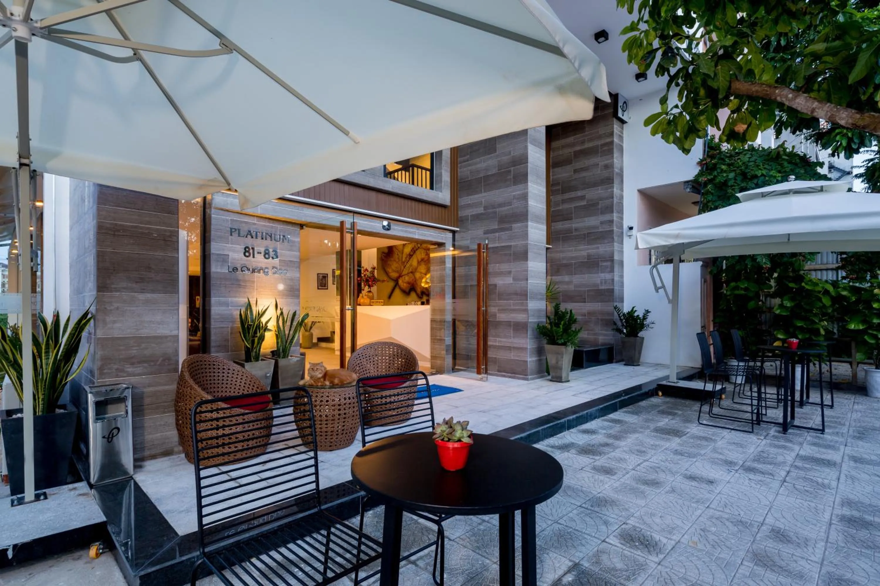 Property building in Platinum Danang Hotel