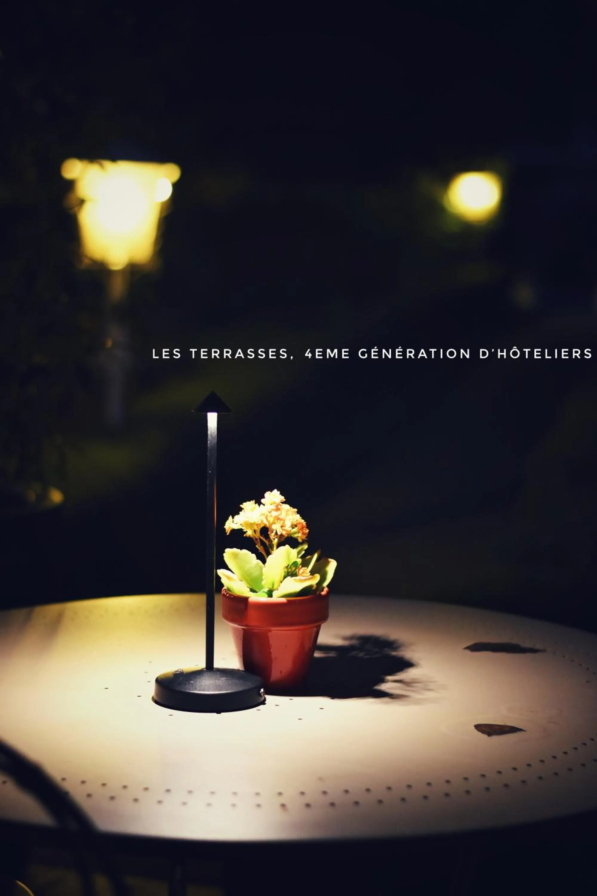 Patio in Hotel Les Terrasses