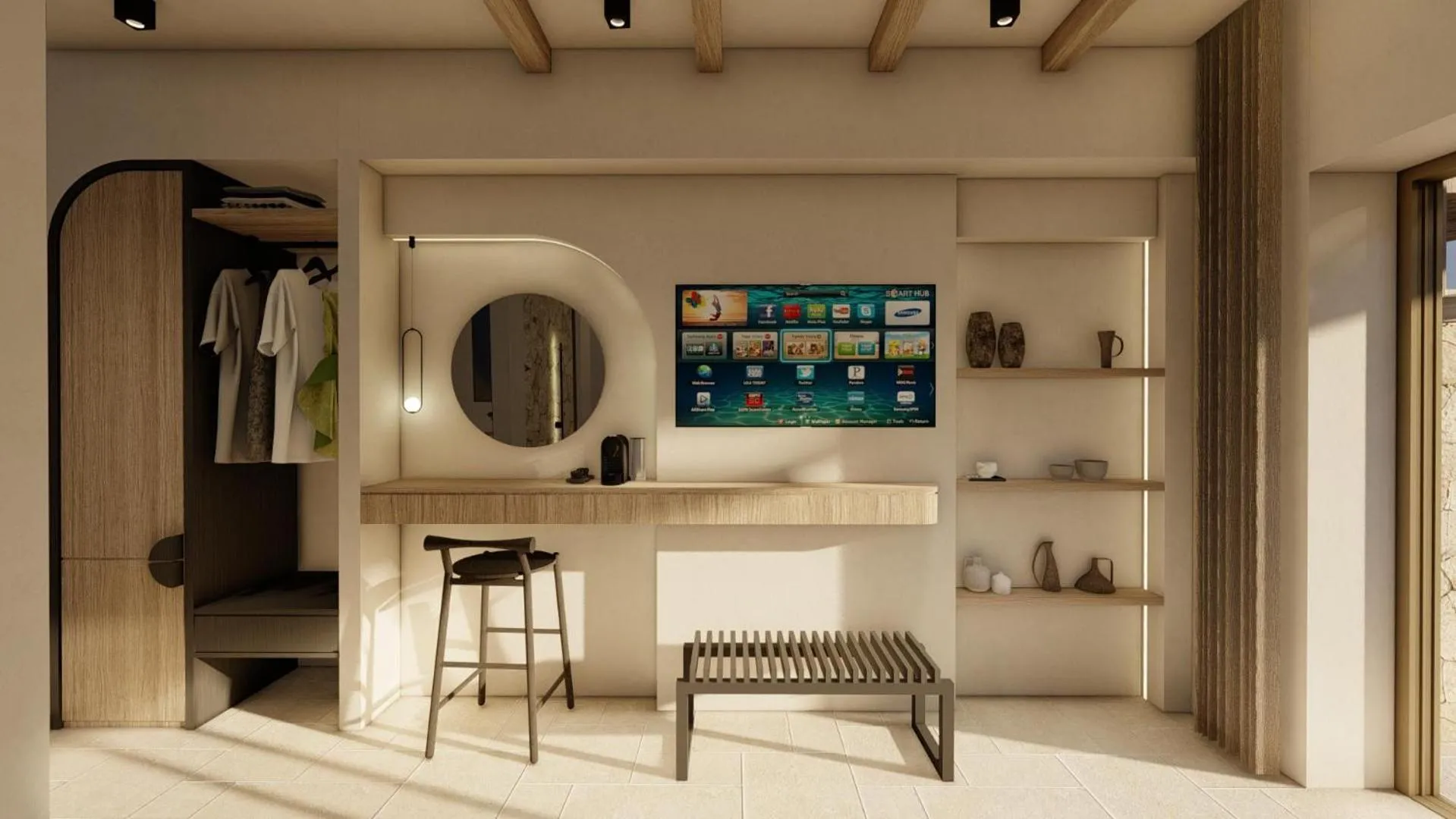 Photo of the whole room in Coriva Beach Hotel & Bungalows