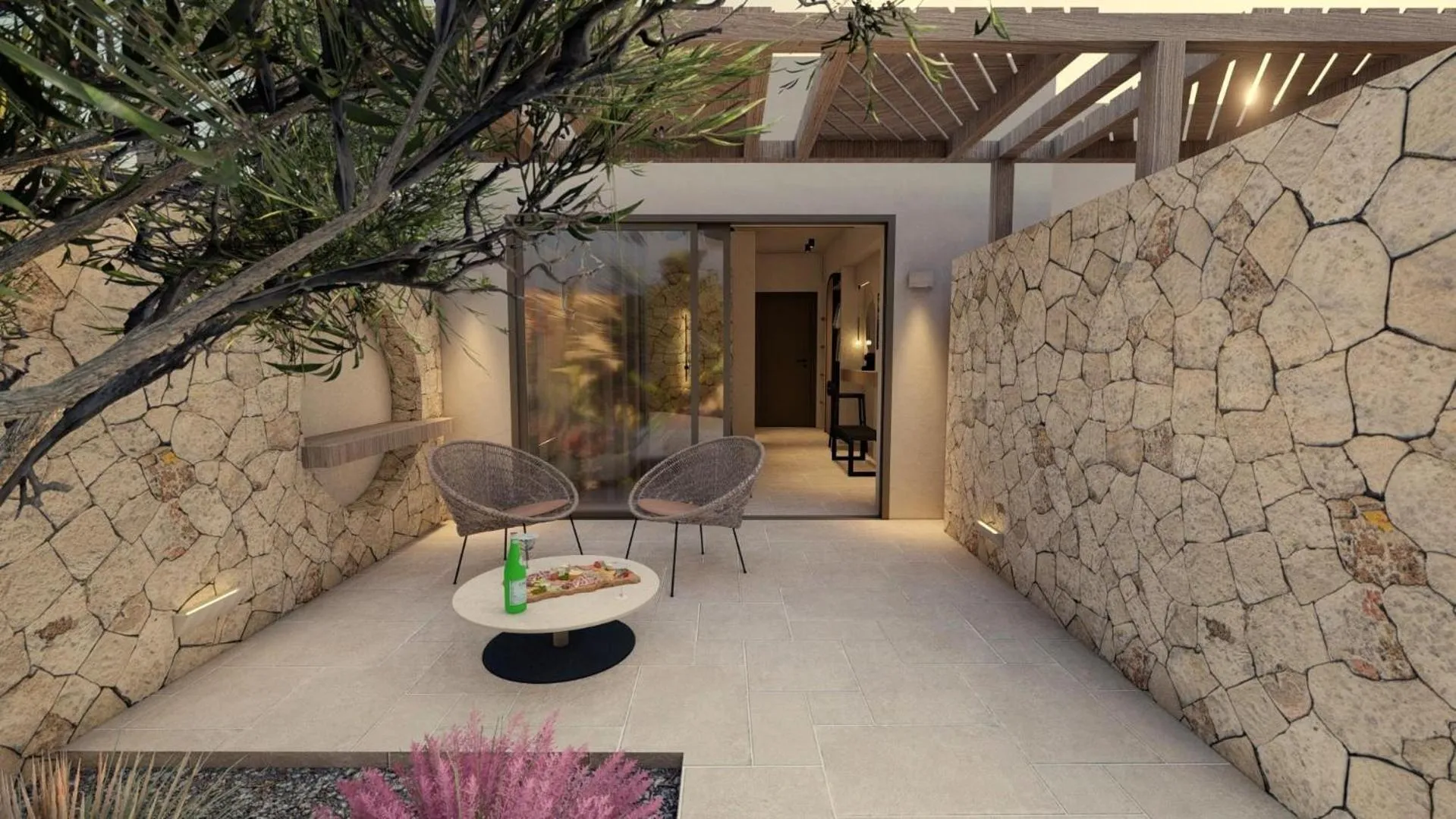 Photo of the whole room in Coriva Beach Hotel & Bungalows