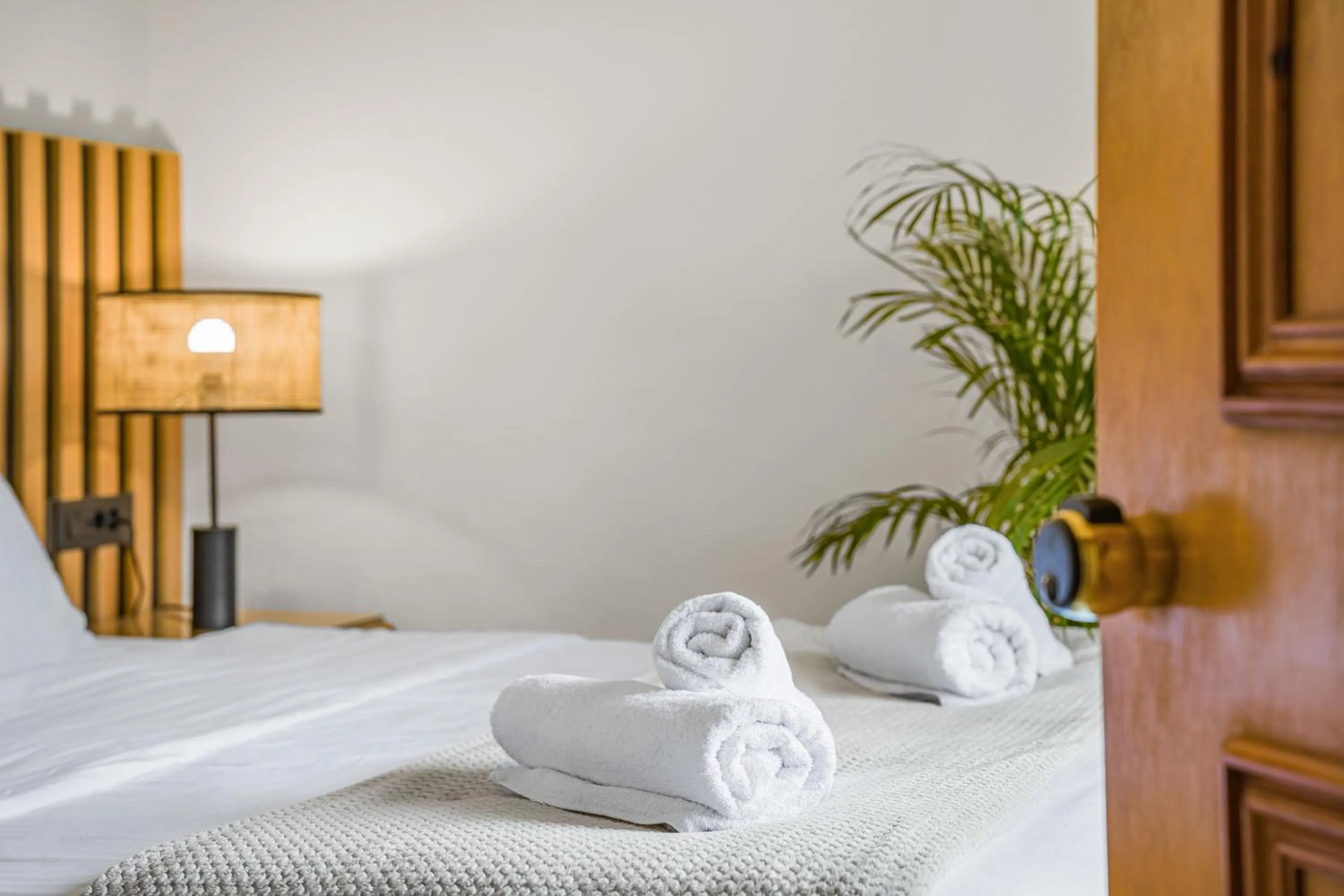 Bedroom, Bed in Socrates Hotel Malia Beach