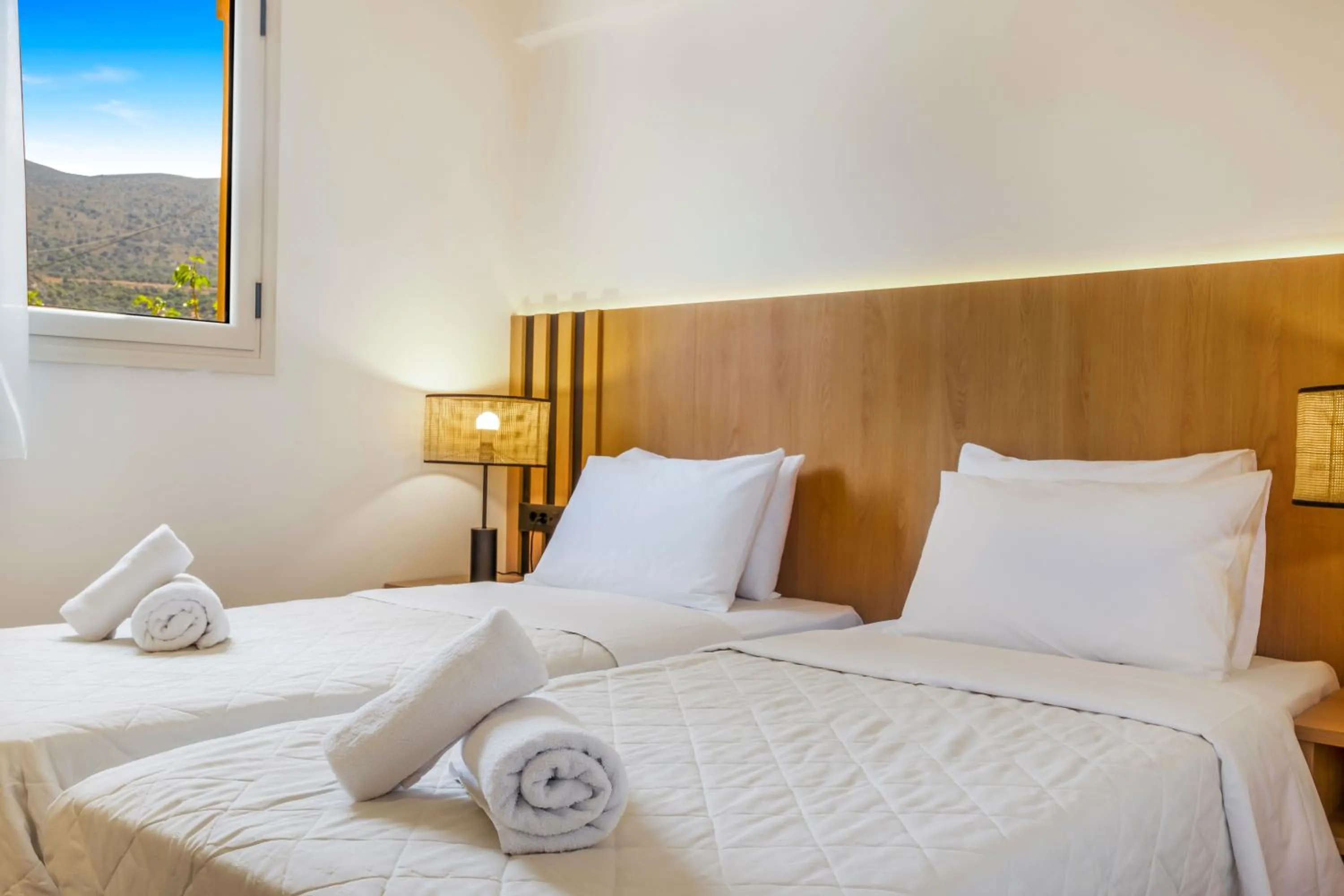 Bed in Socrates Hotel Malia Beach