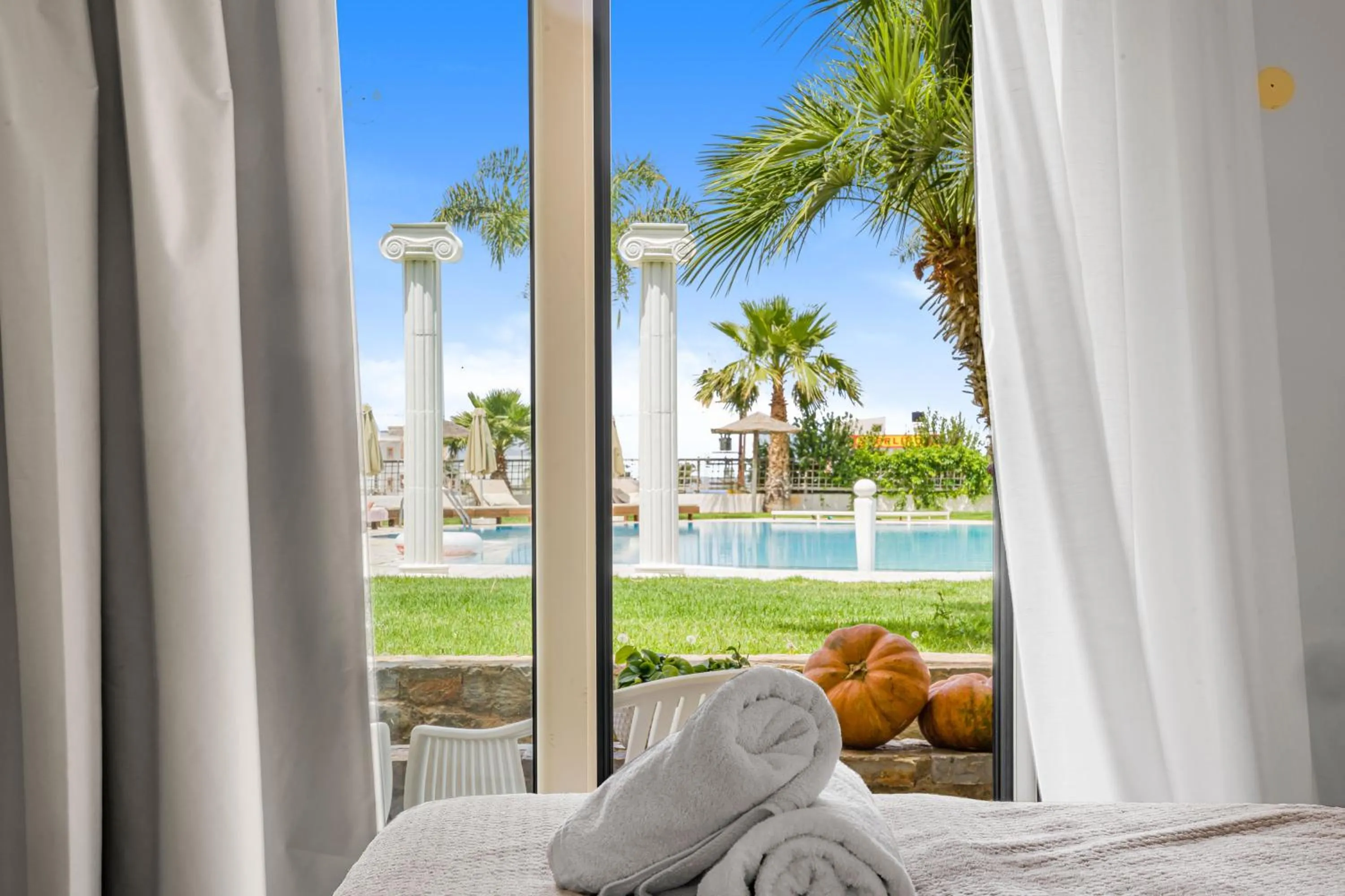 Bed in Socrates Hotel Malia Beach