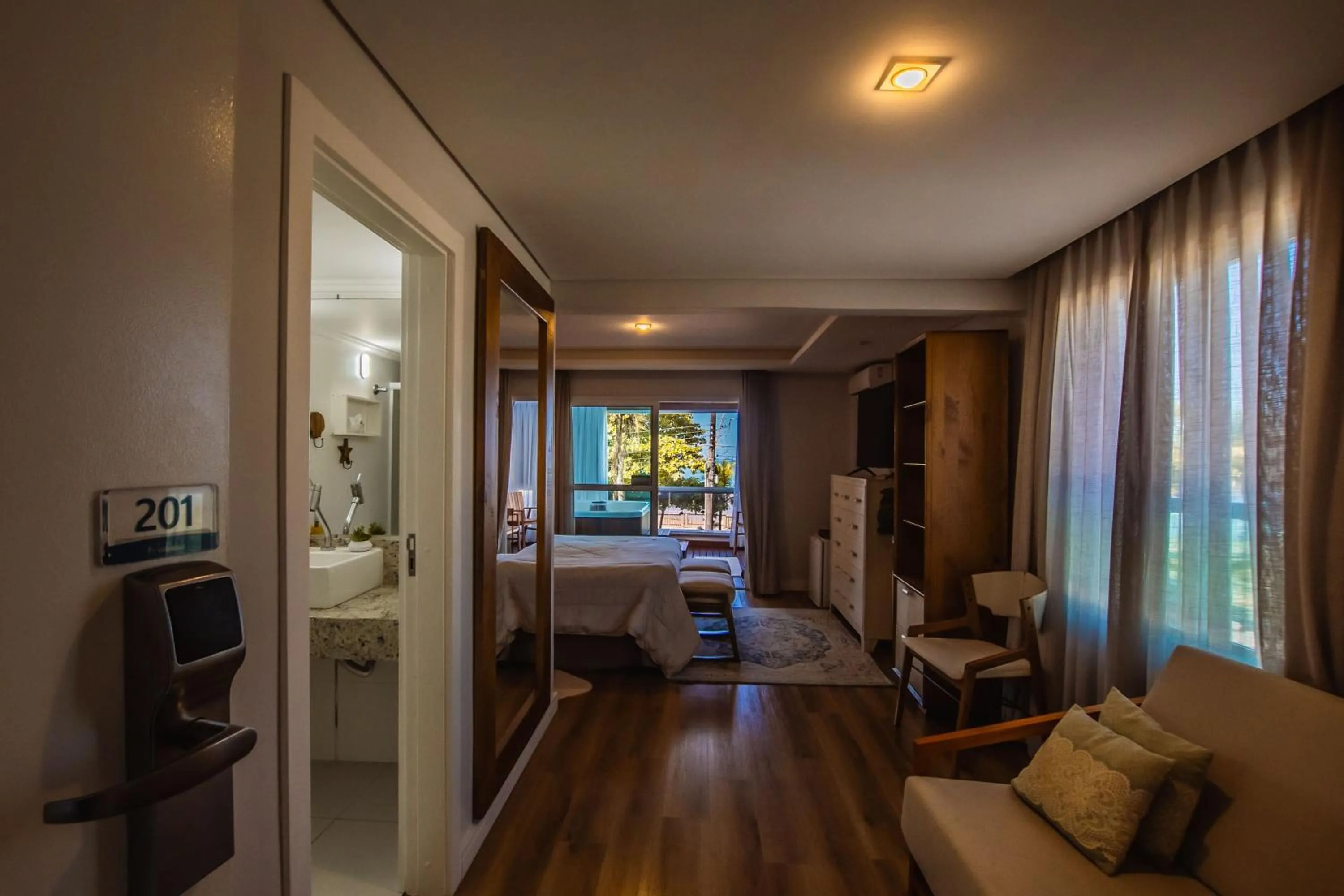 Communal lounge/ TV room in Hotel VillaReal Guaratuba - Caieiras