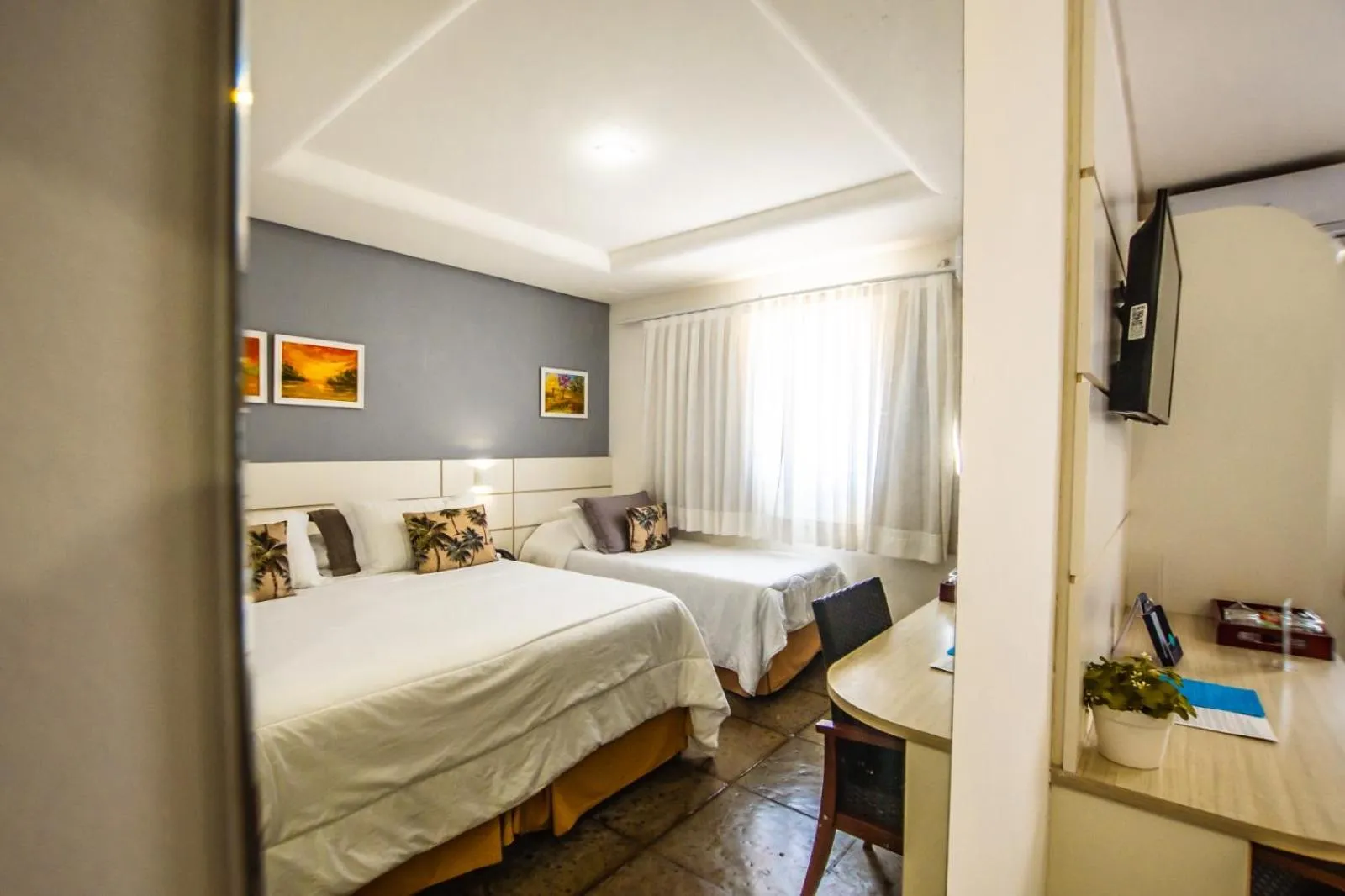 Bed in Hotel VillaReal Guaratuba - Caieiras