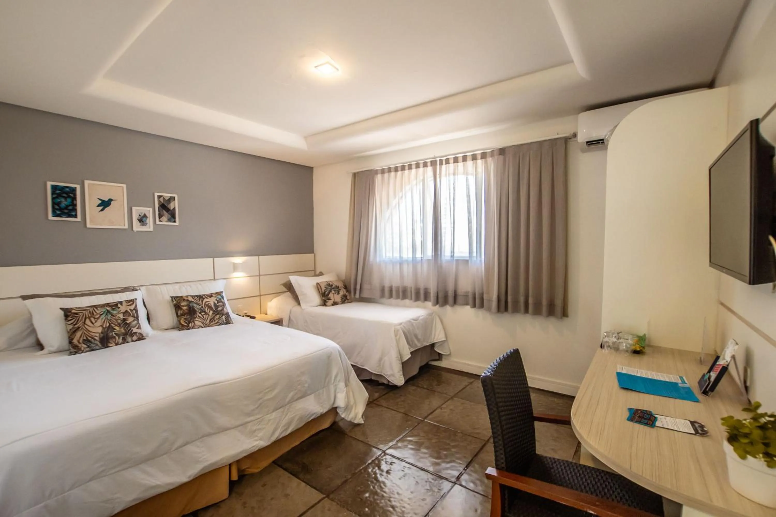 Bed in Hotel VillaReal Guaratuba - Caieiras