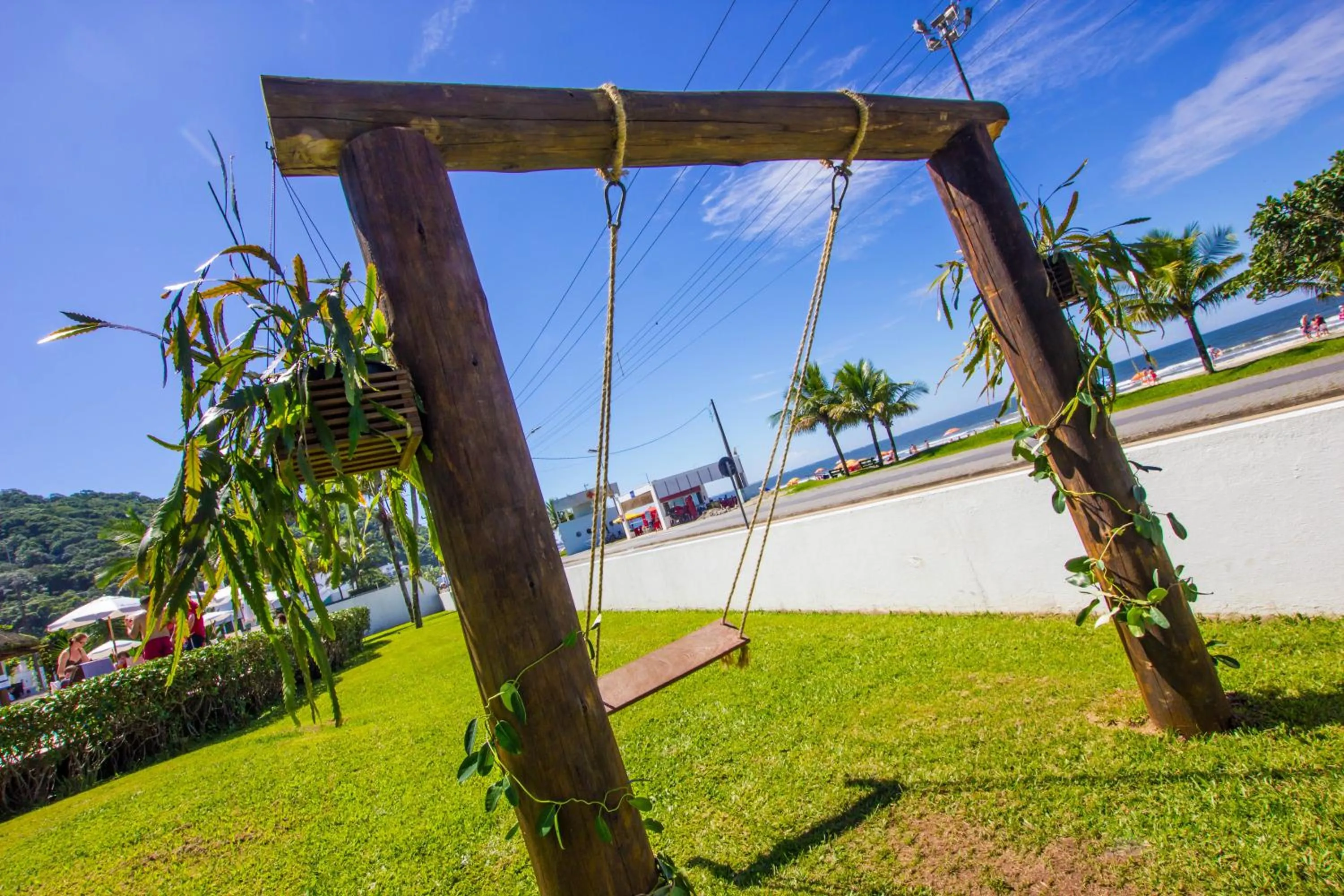 Garden in Hotel VillaReal Guaratuba - Caieiras