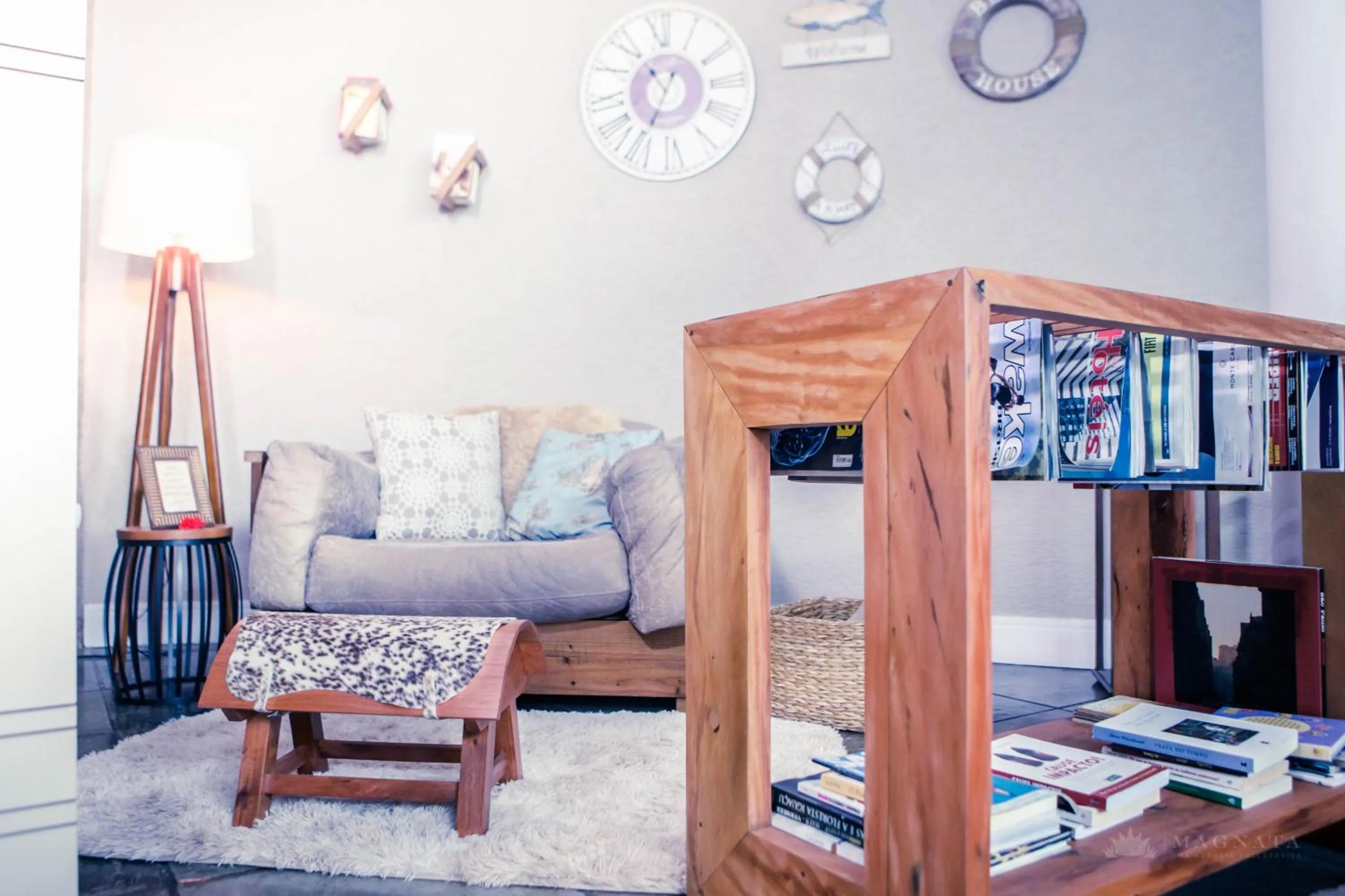 Library in Hotel VillaReal Guaratuba - Caieiras