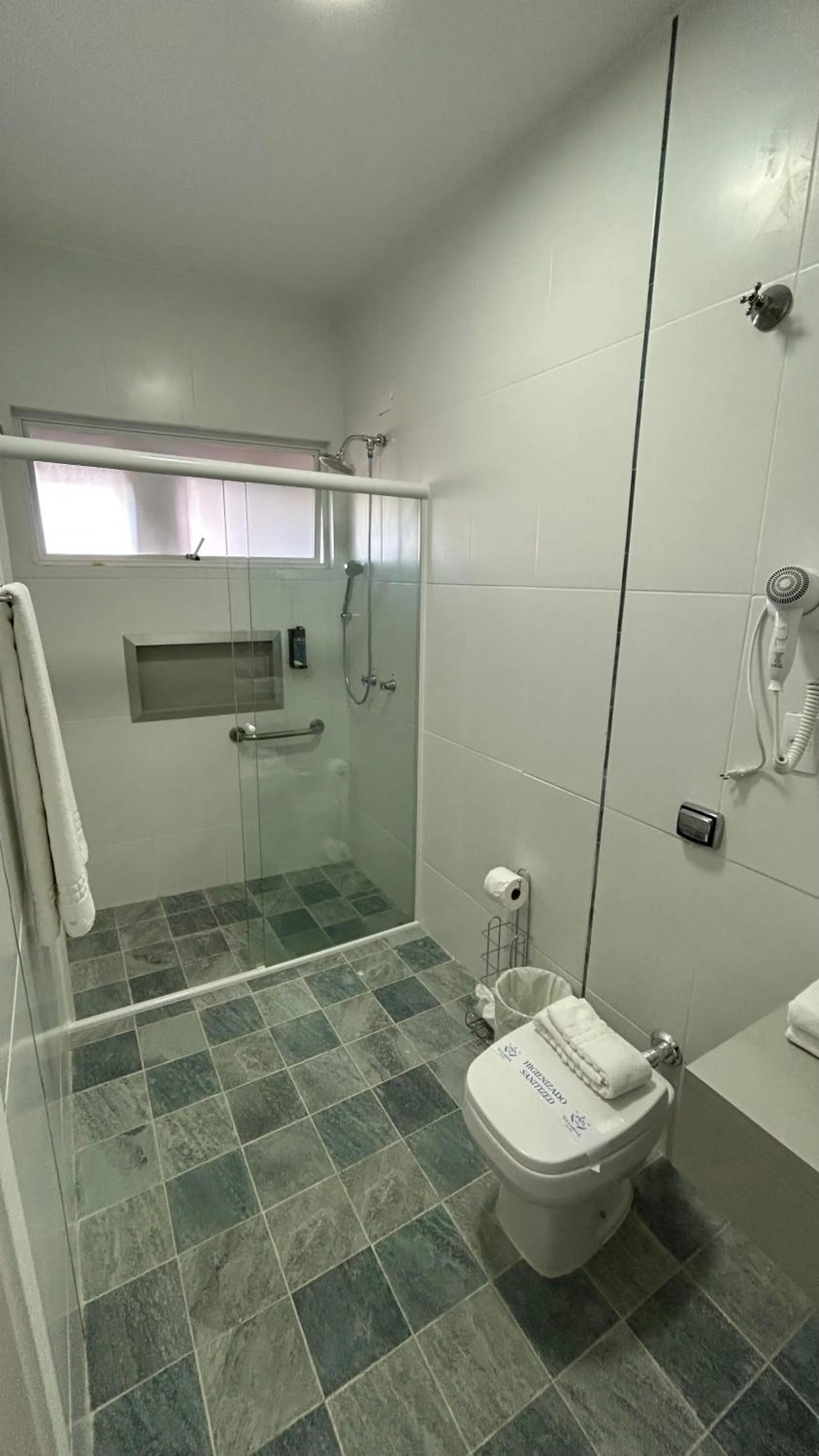 Bathroom in Hotel VillaReal Guaratuba - Caieiras