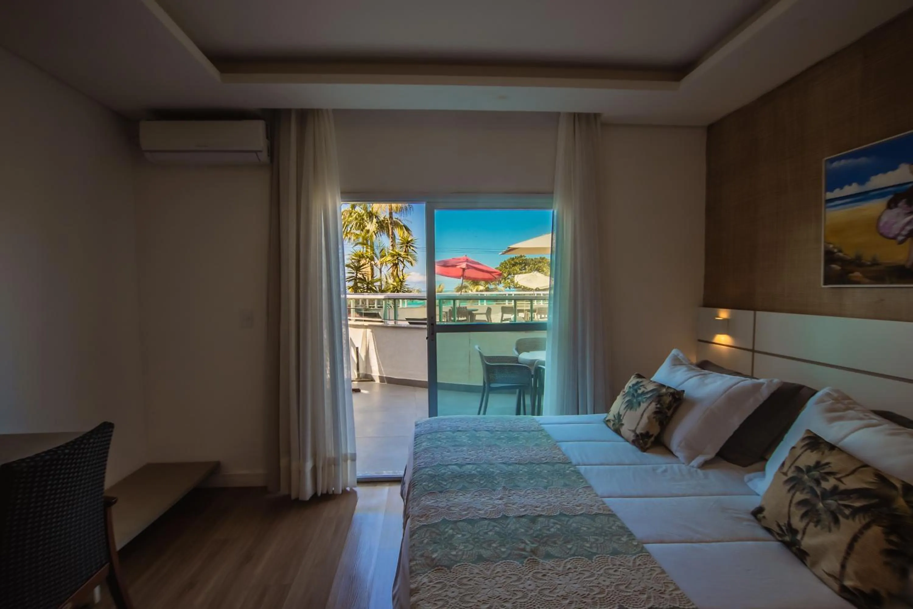 Bed in Hotel VillaReal Guaratuba - Caieiras