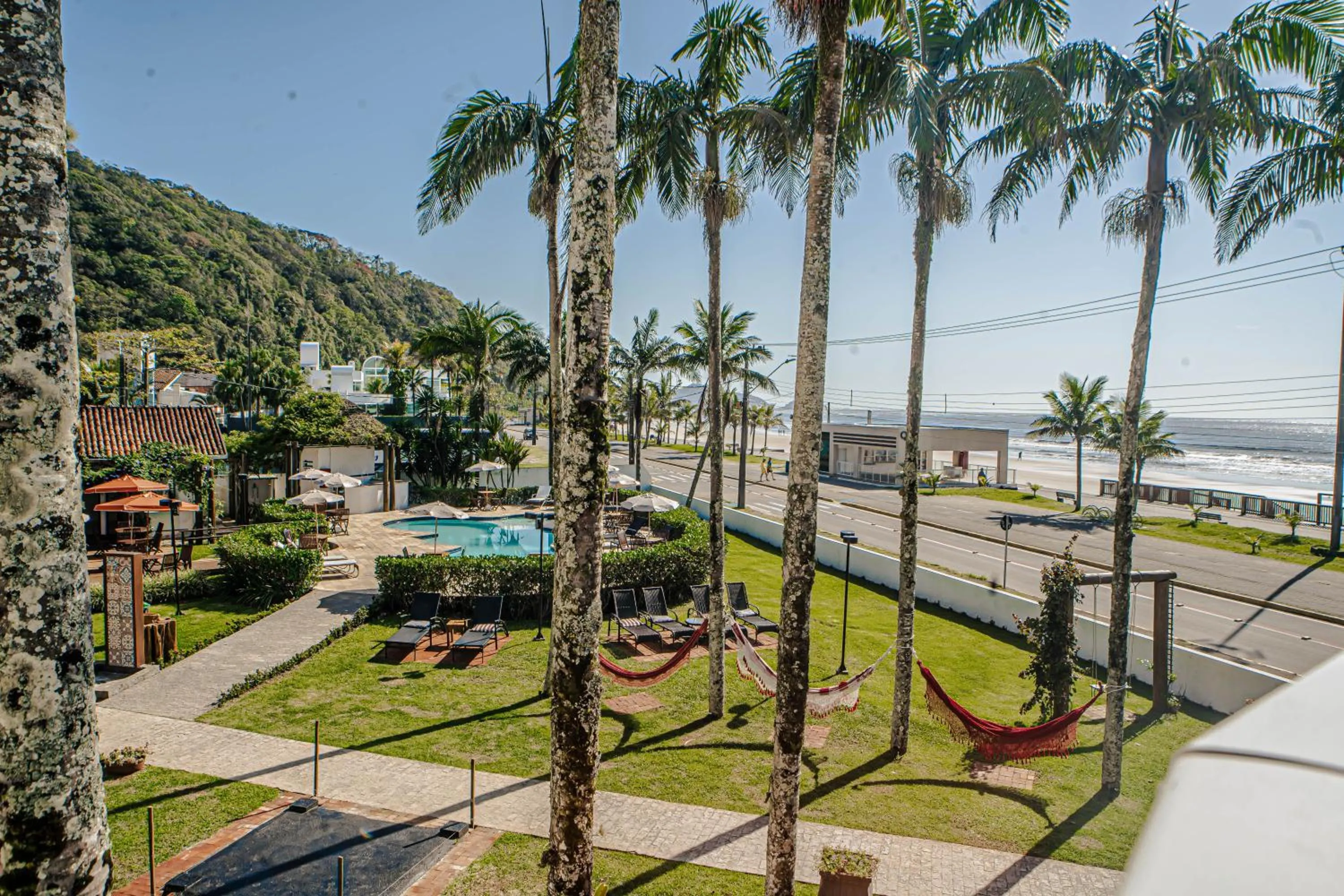 Pool view in Hotel VillaReal Guaratuba - Caieiras