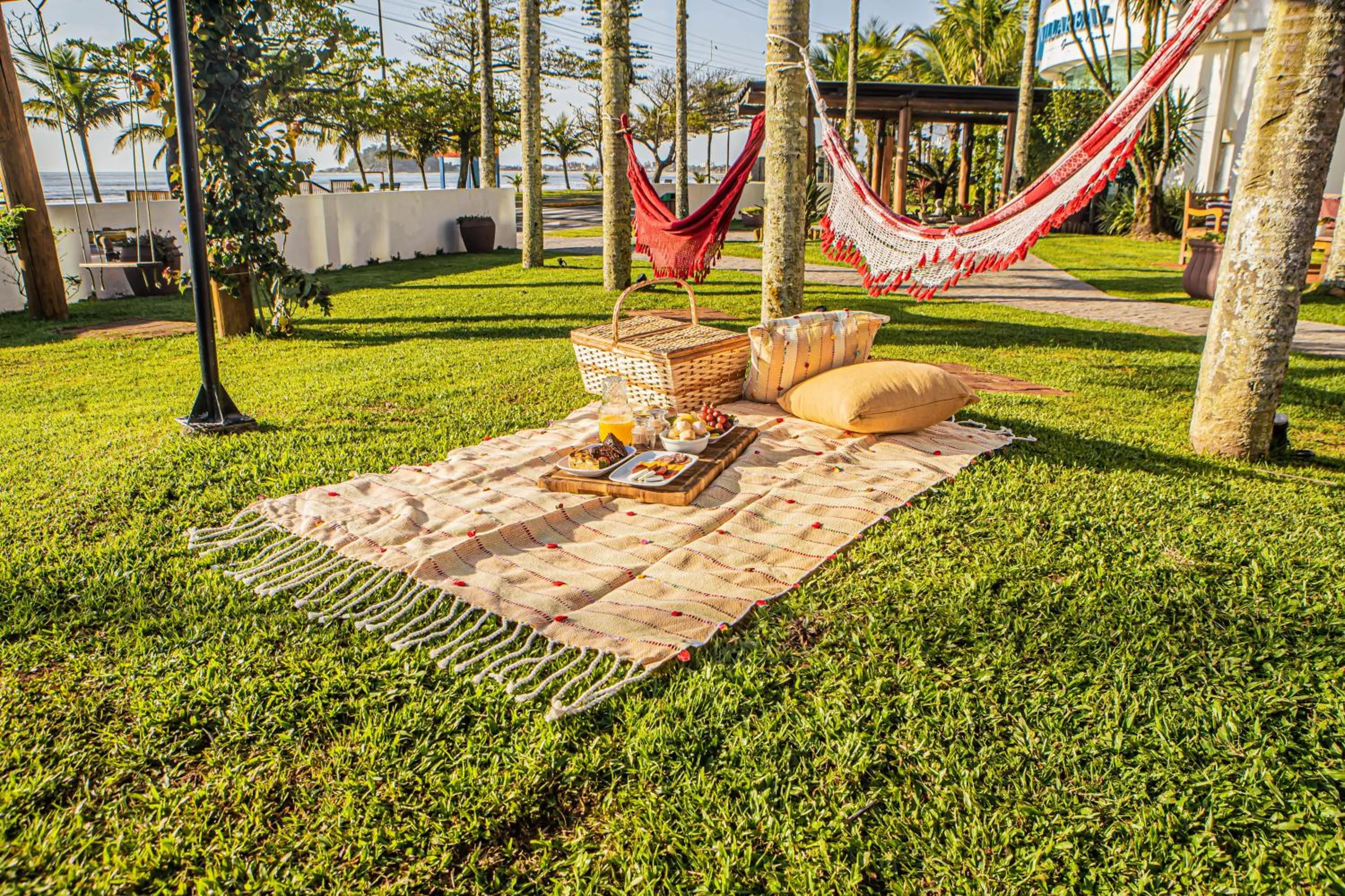 Garden in Hotel VillaReal Guaratuba - Caieiras