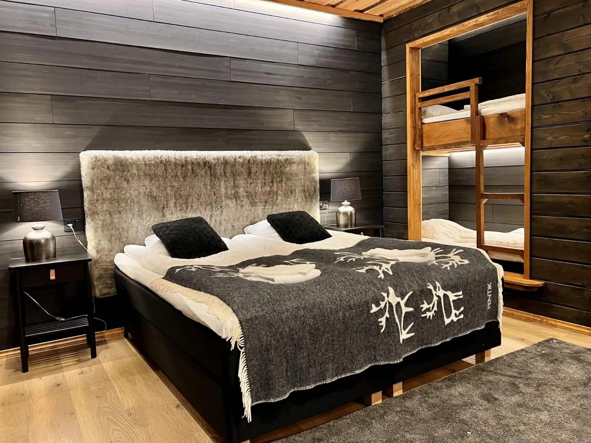 Bed in Wilderness Hotel Nellim & Igloos