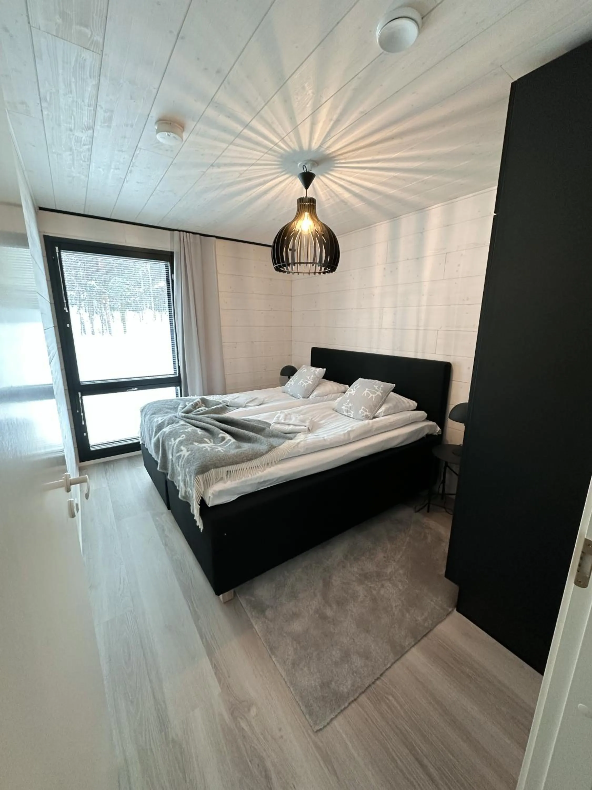 Bedroom, Bed in Wilderness Hotel Nellim & Igloos