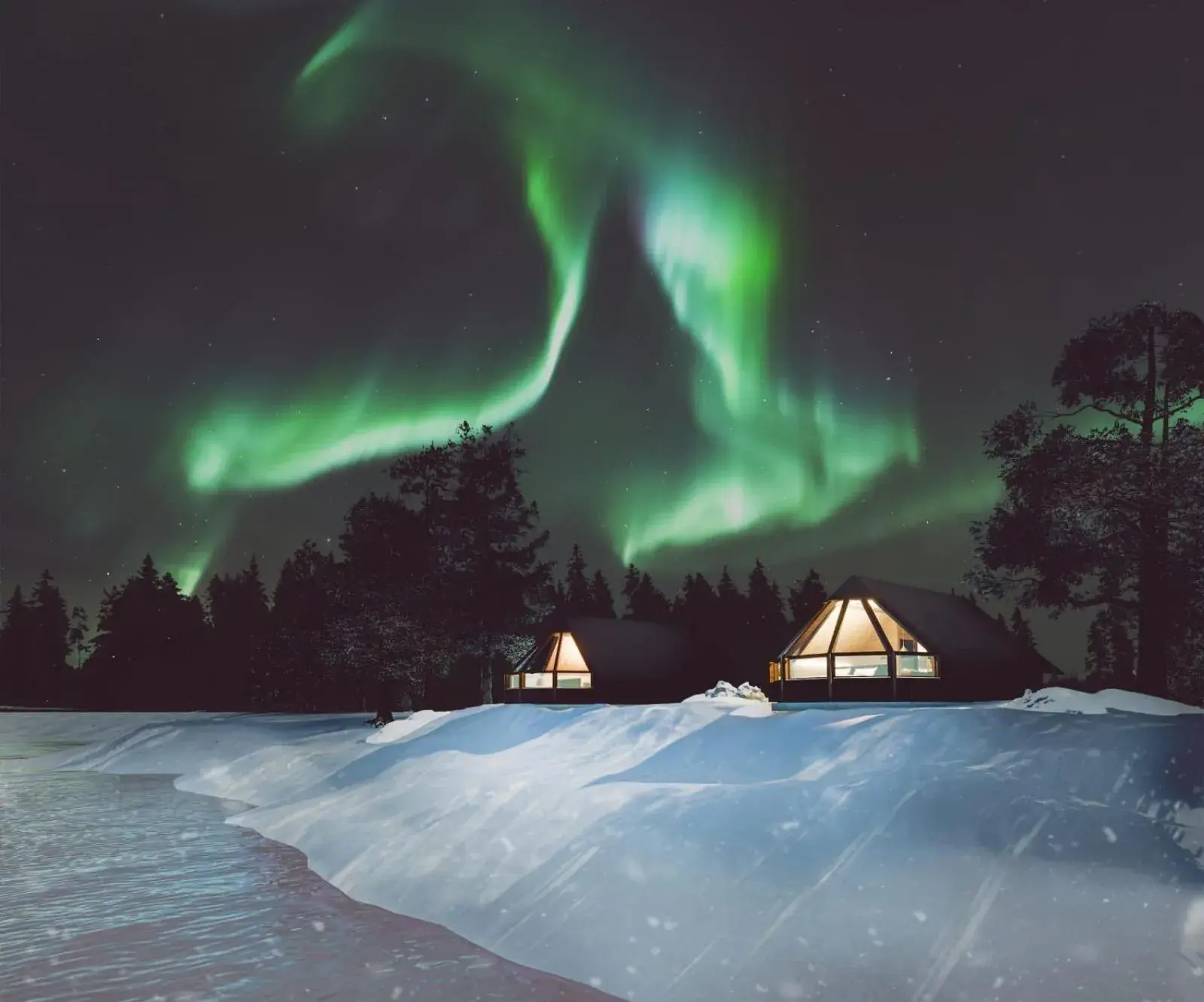 Aurora Deluxe Cabin in Wilderness Hotel Nellim & Igloos Aurora Deluxe Cabin in Wilderness Hotel Nellim & Igloos