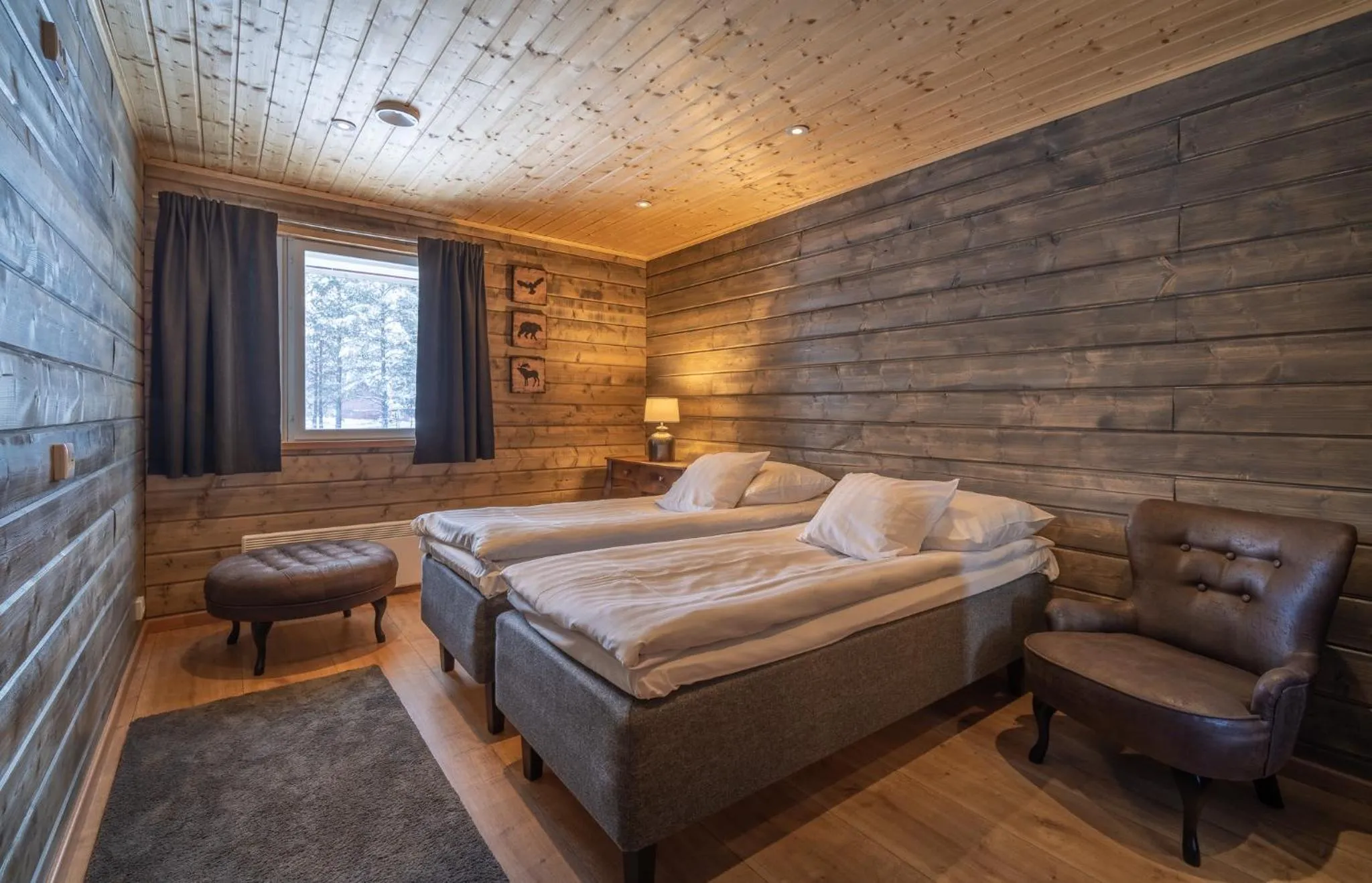 Bedroom, Bed in Wilderness Hotel Nellim & Igloos