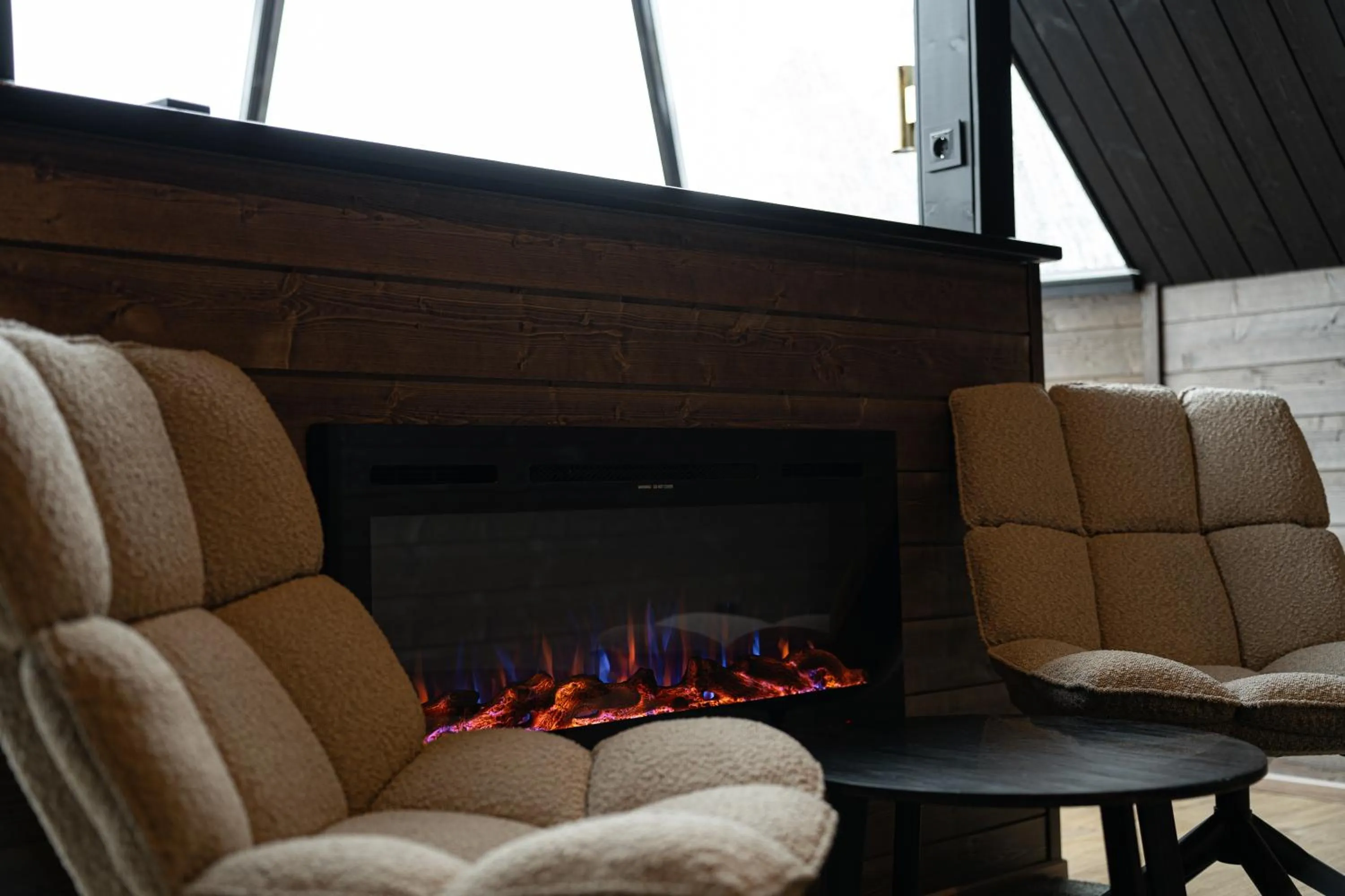 Seating area in Wilderness Hotel Nellim & Igloos