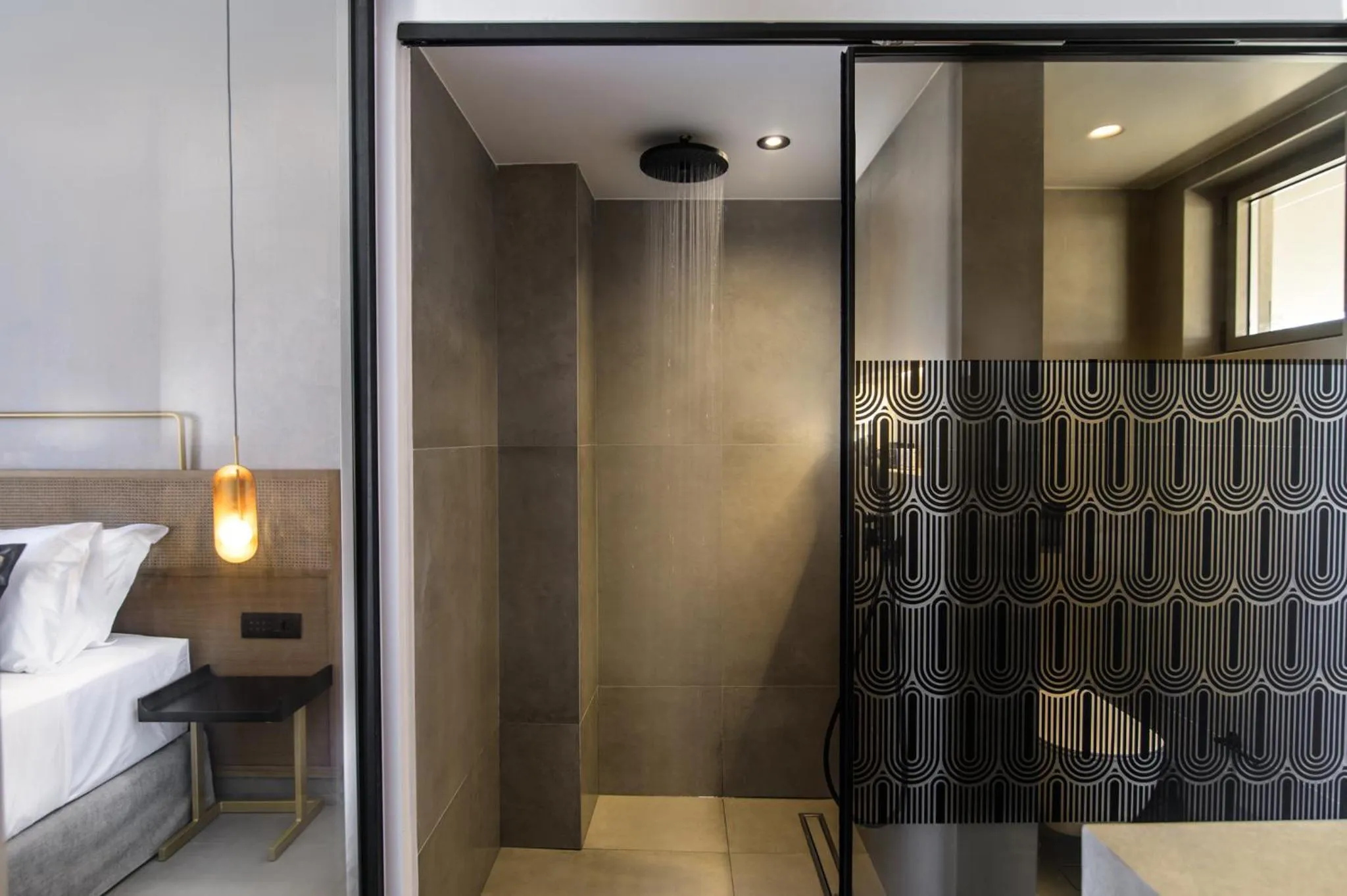 Shower, Bed in Castello Boutique Resort & Spa - Adults Only