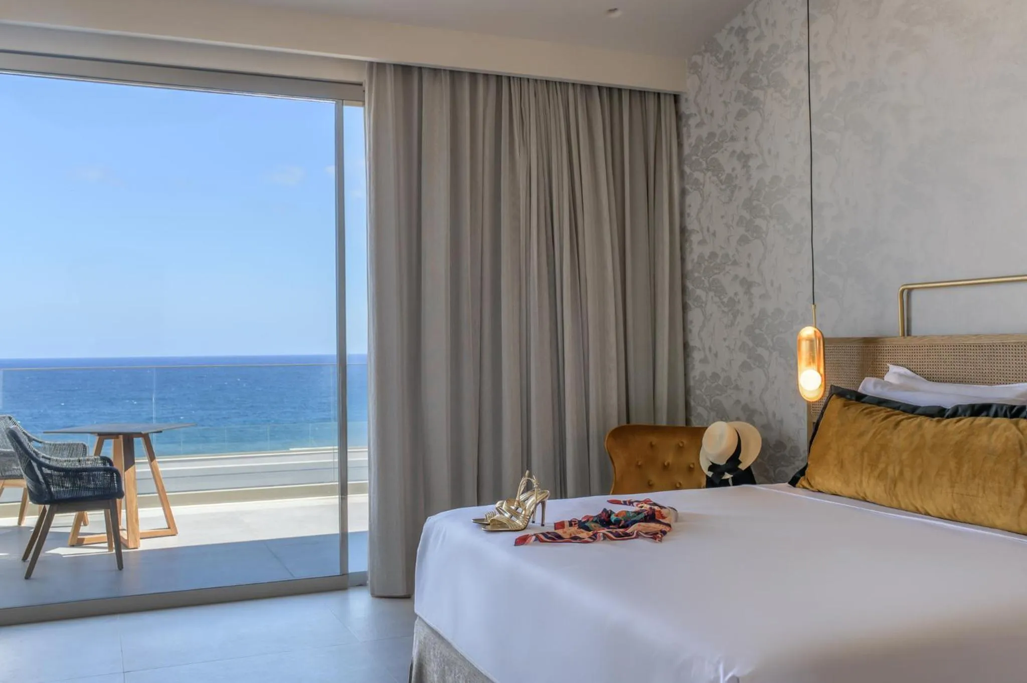 View (from property/room), Bed in Castello Boutique Resort & Spa - Adults Only