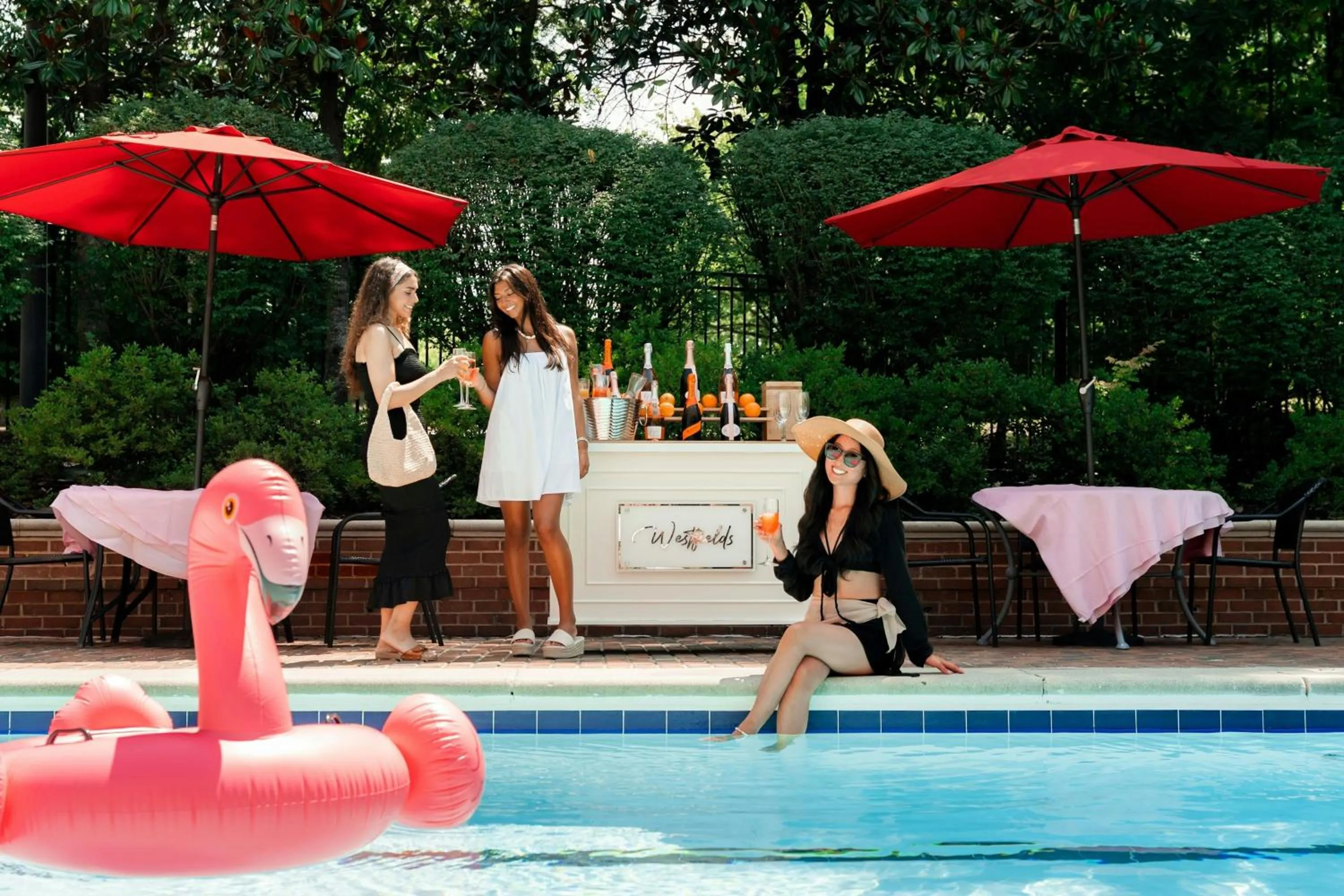 Swimming pool in Westfields Marriott Washington Dulles