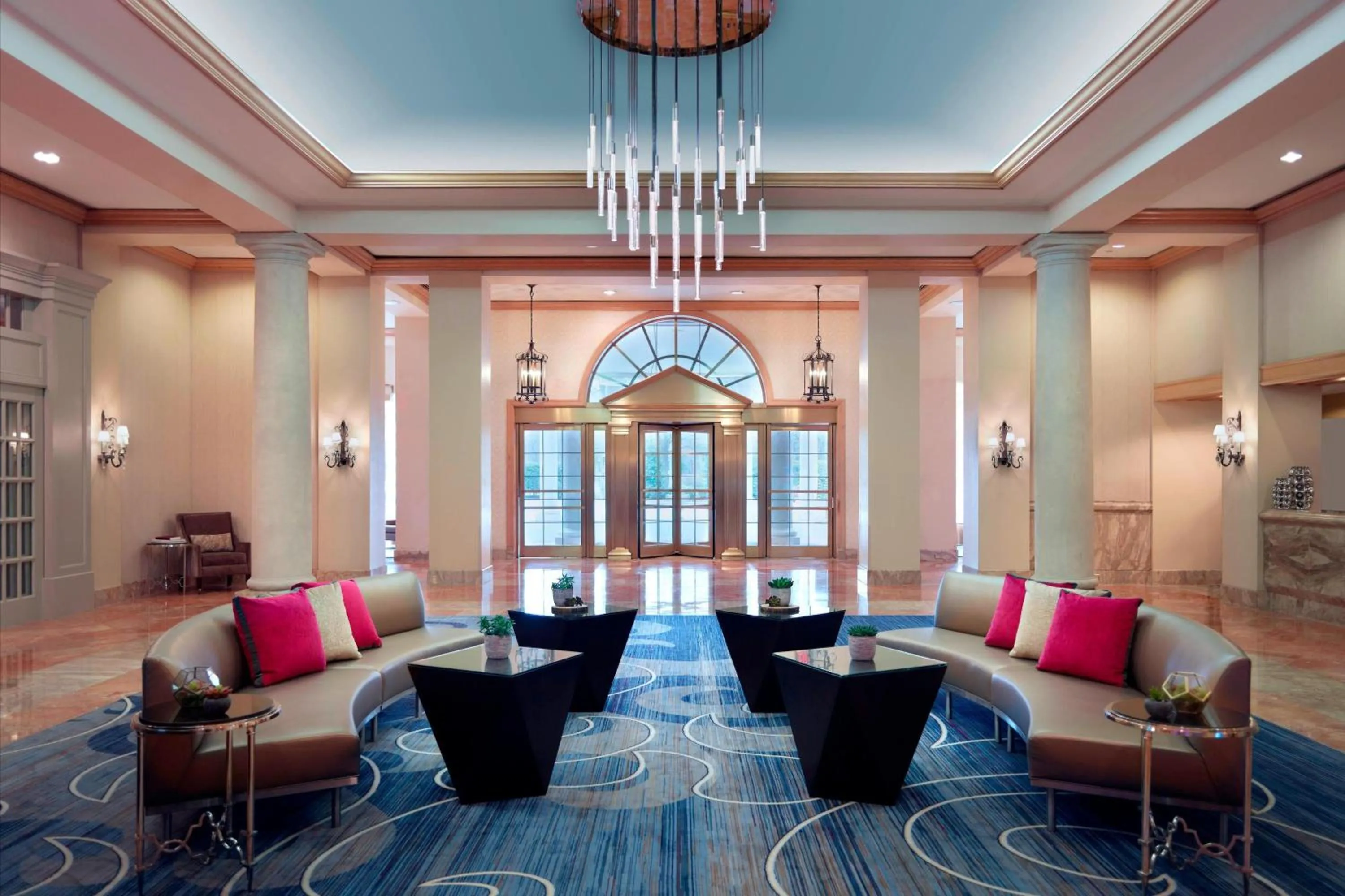 Lobby or reception in Westfields Marriott Washington Dulles