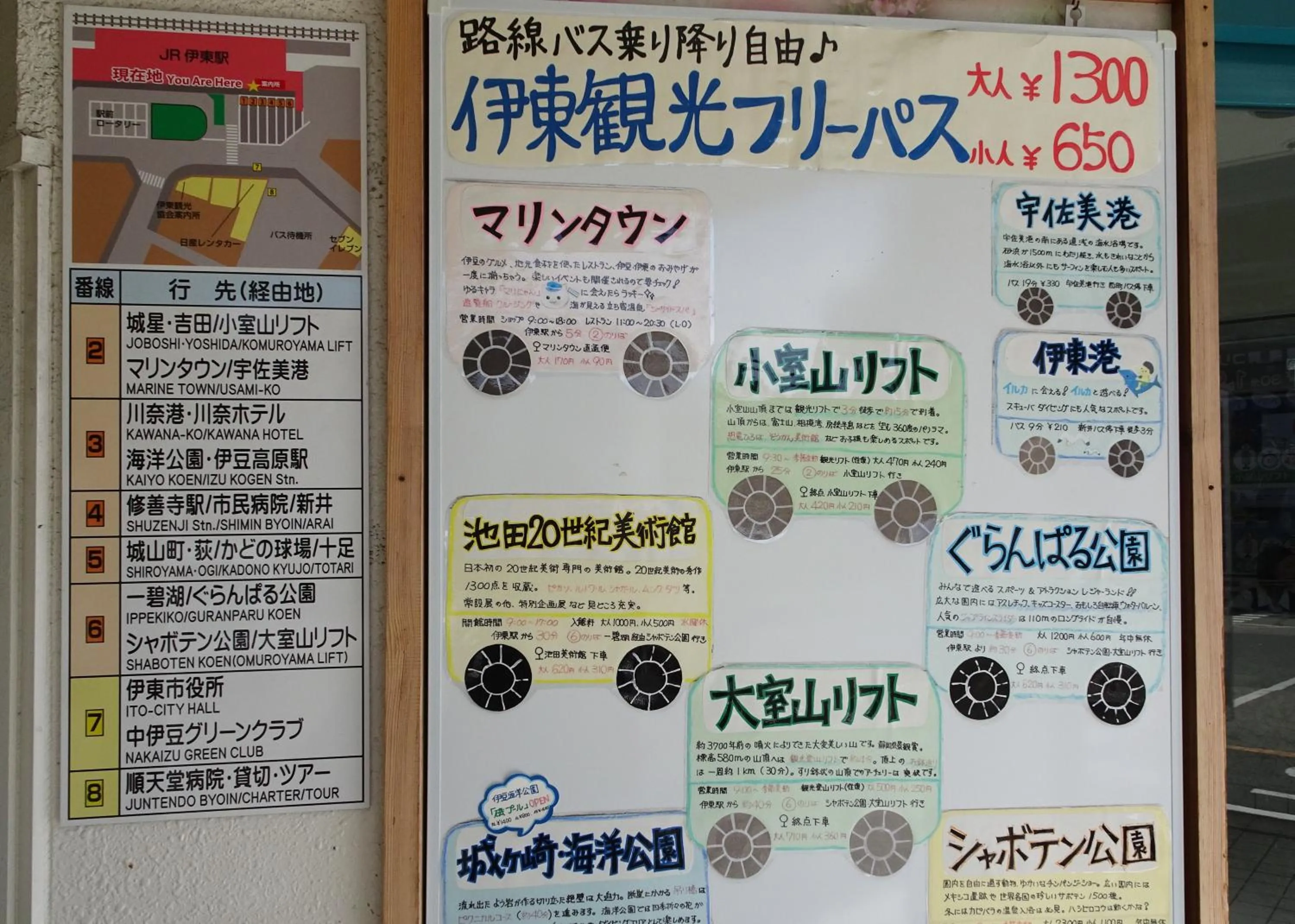 Nearby landmark in Izu no Ie UNO