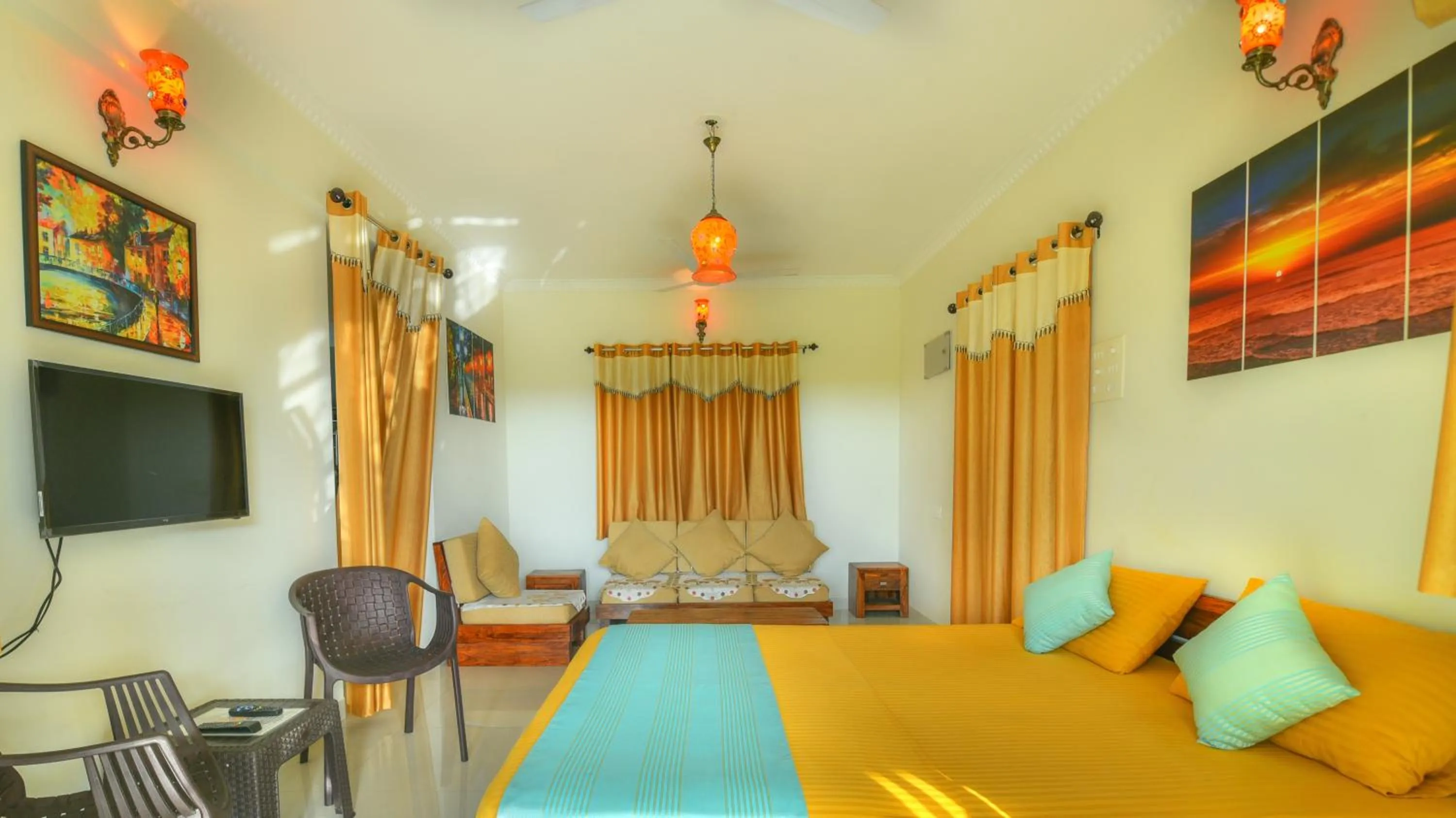 Bed in Monarch Suites