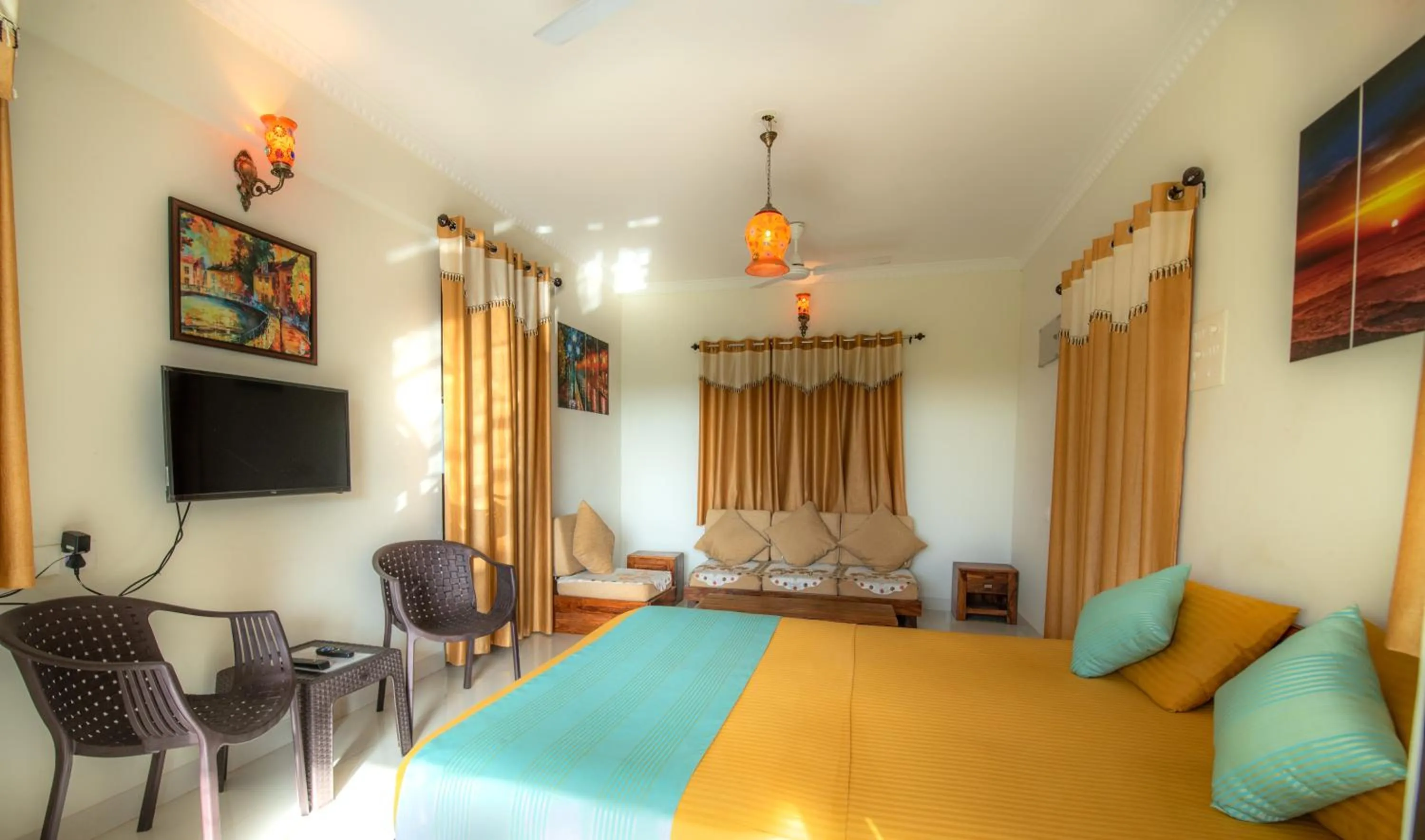 Bed in Monarch Suites