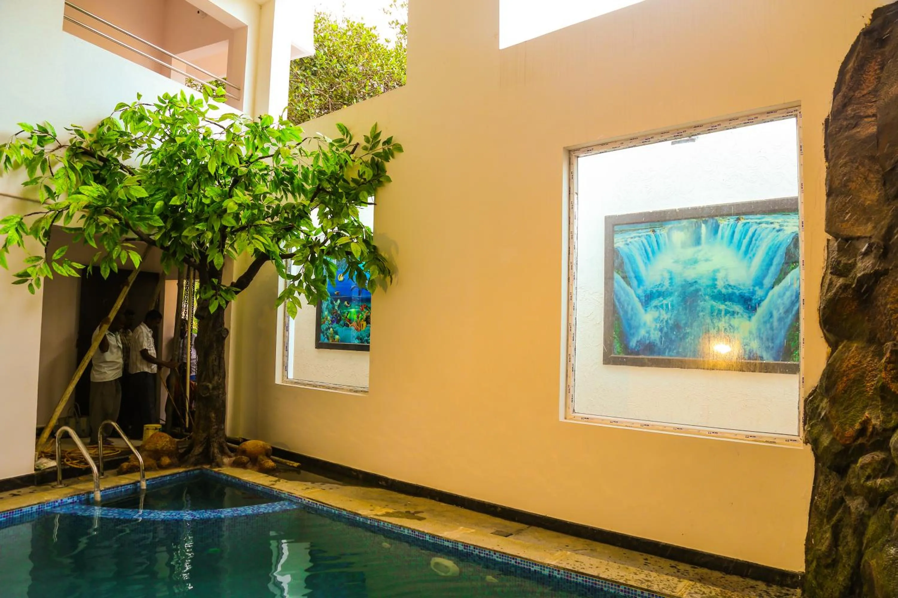 Swimming pool in P A Resort