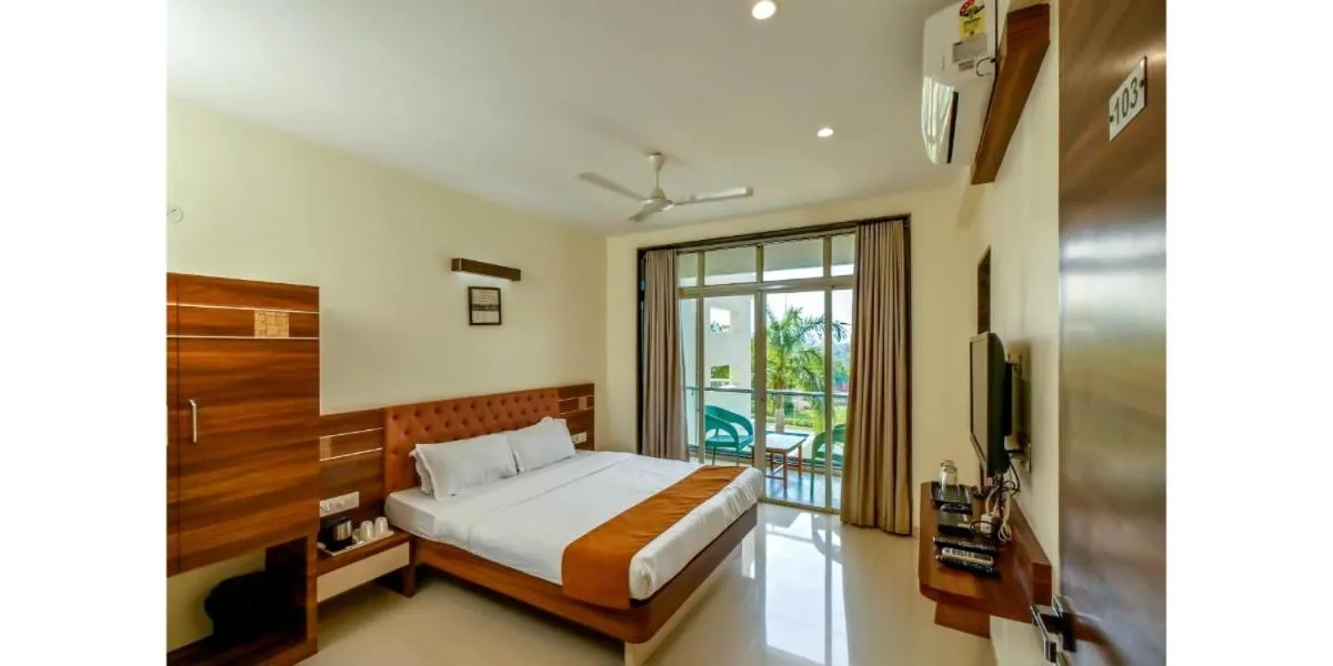 Photo of the whole room, Bed in Hotel Sadhana Executive