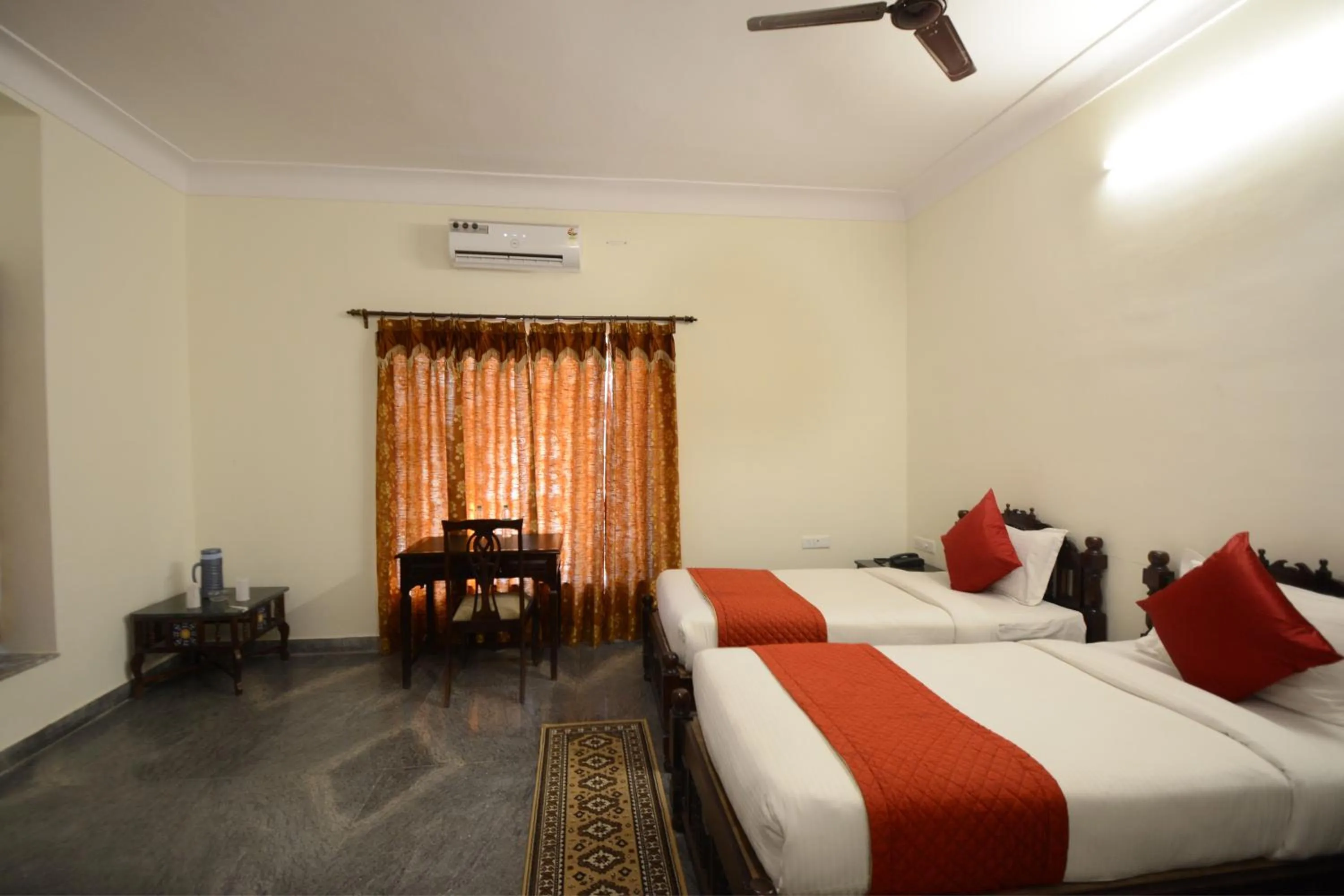 Bedroom, Bed in Moti Mahal - A Heritage Haveli