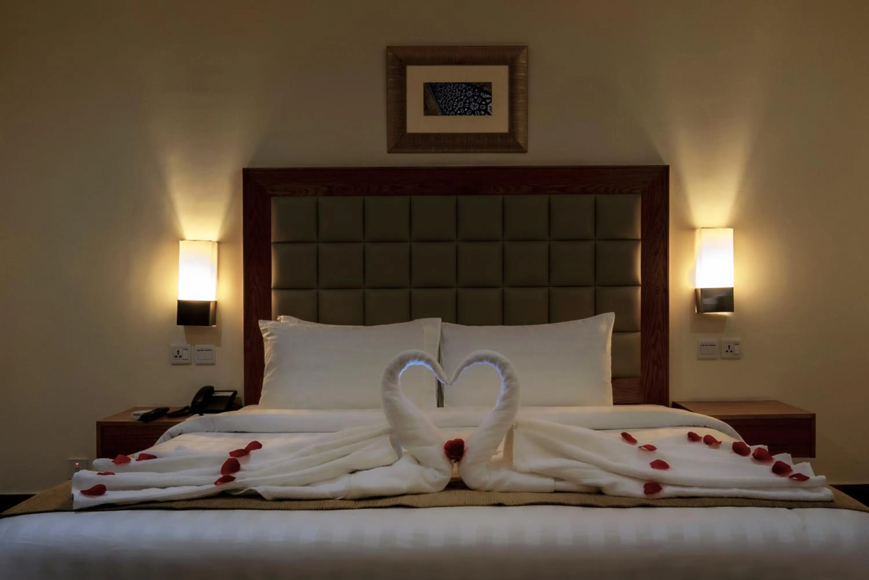 Bed in Hotel One Tariq Road Multan