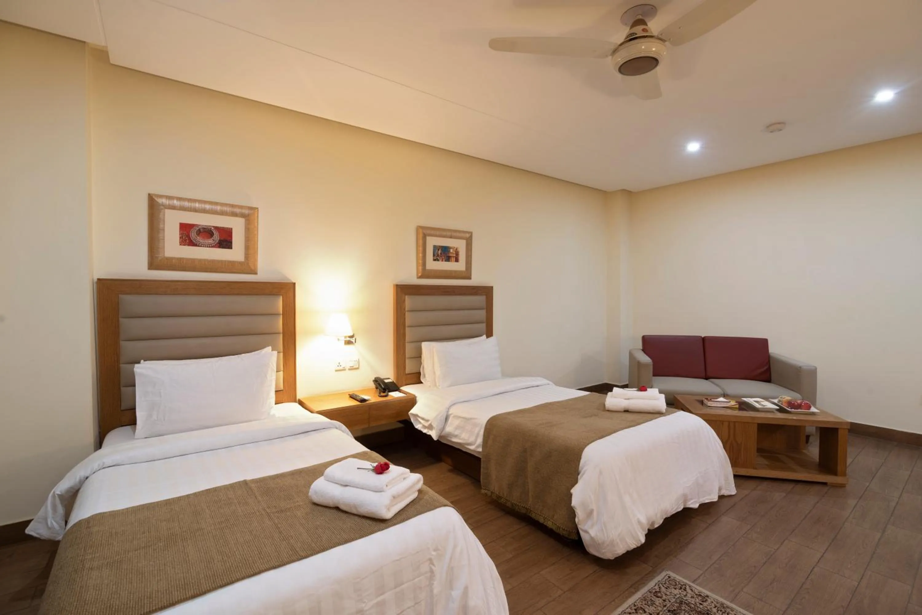 Photo of the whole room, Bed in Hotel One Tariq Road Multan