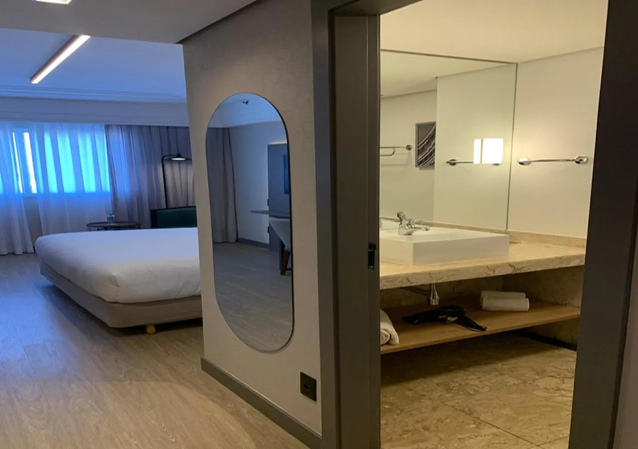 Bedroom, Bed in Radisson Alphaville