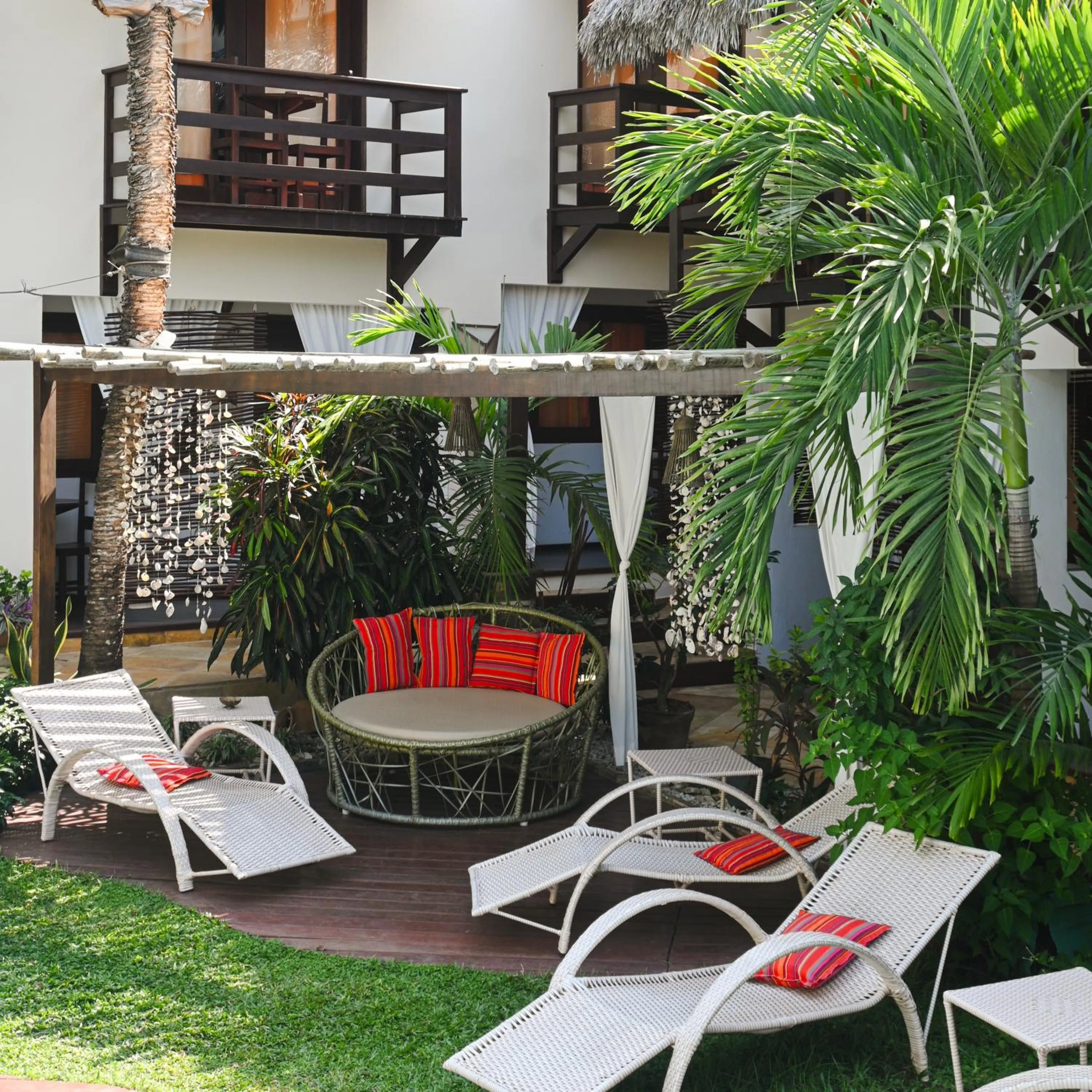 Seating area in Araxá Pousada