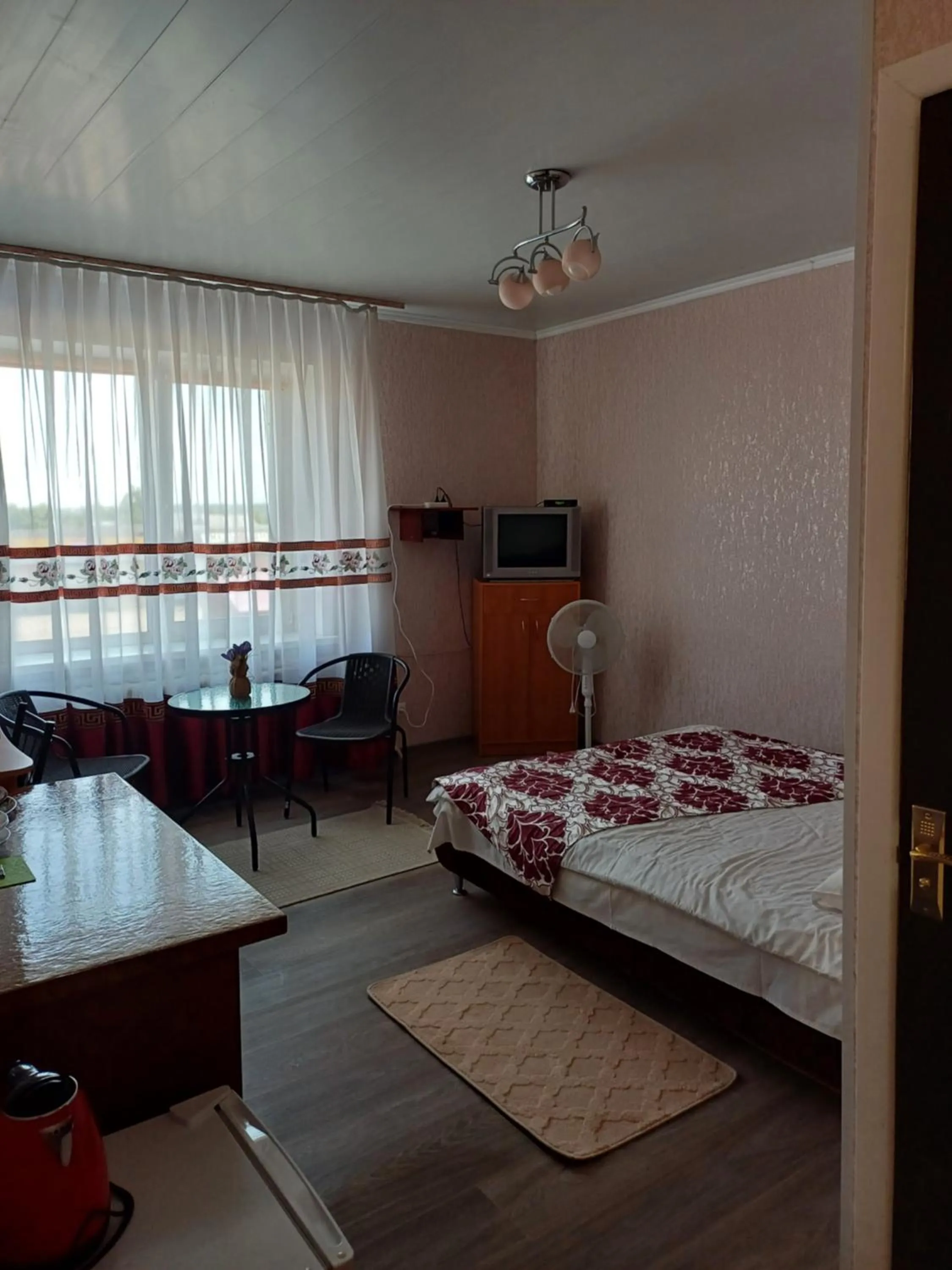 Bed in Hotel Gostynnyi Dvir