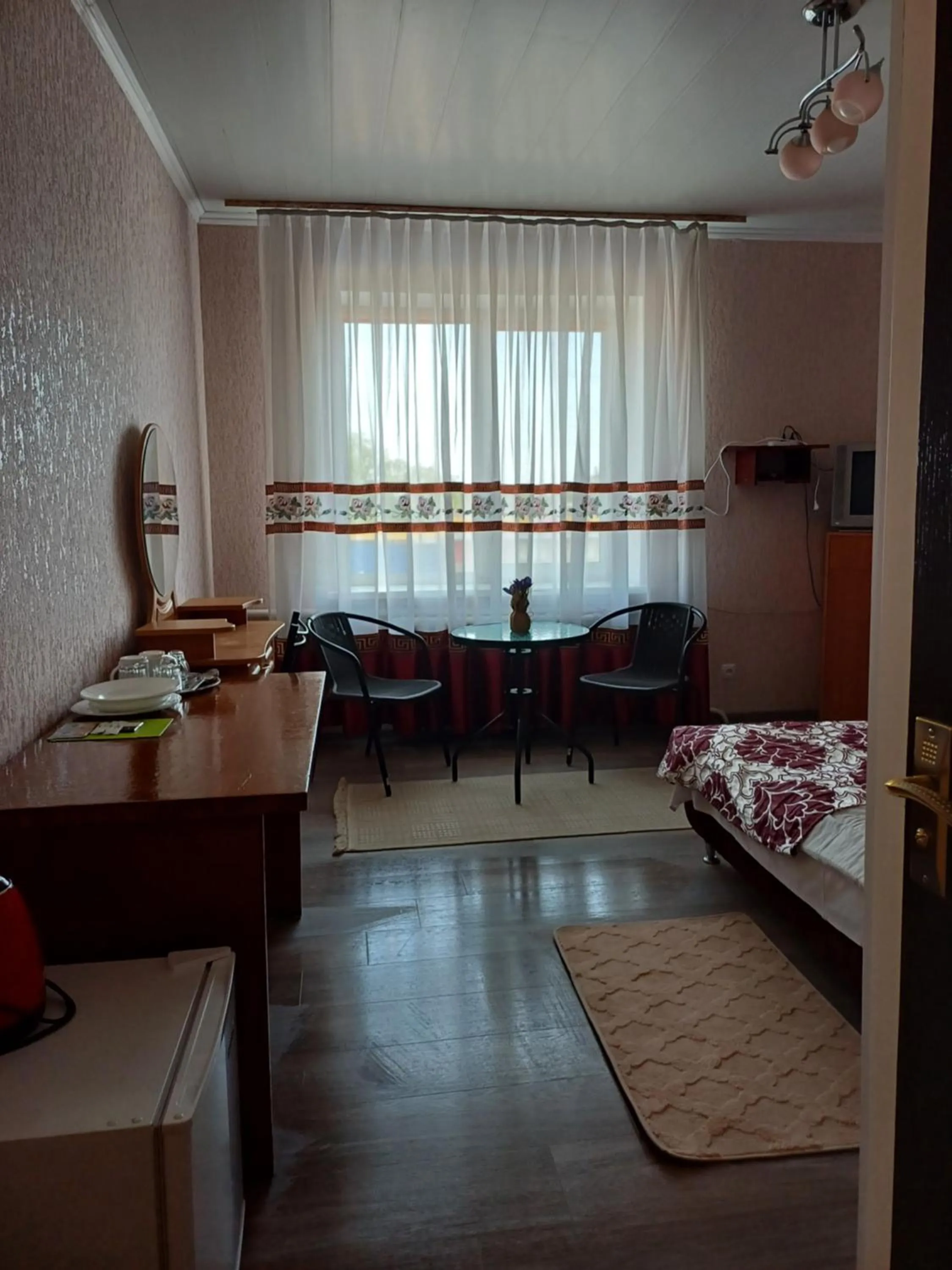 Bed in Hotel Gostynnyi Dvir