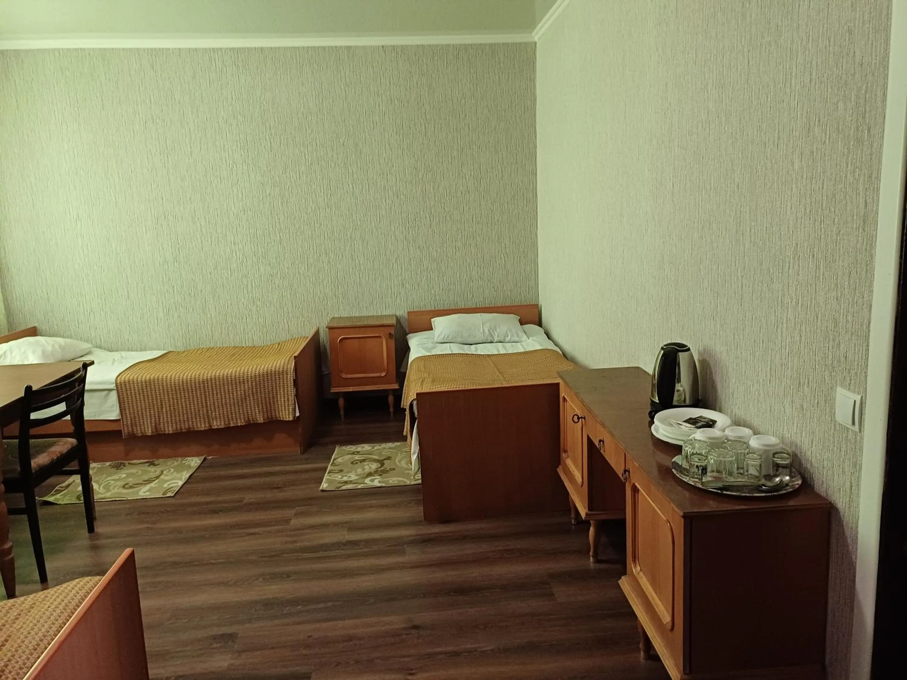 Bed in Hotel Gostynnyi Dvir