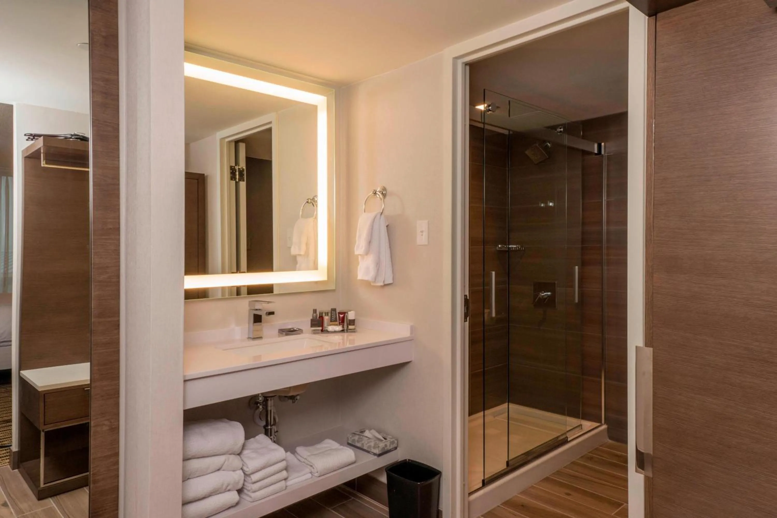 Bathroom in Minneapolis Marriott Southwest