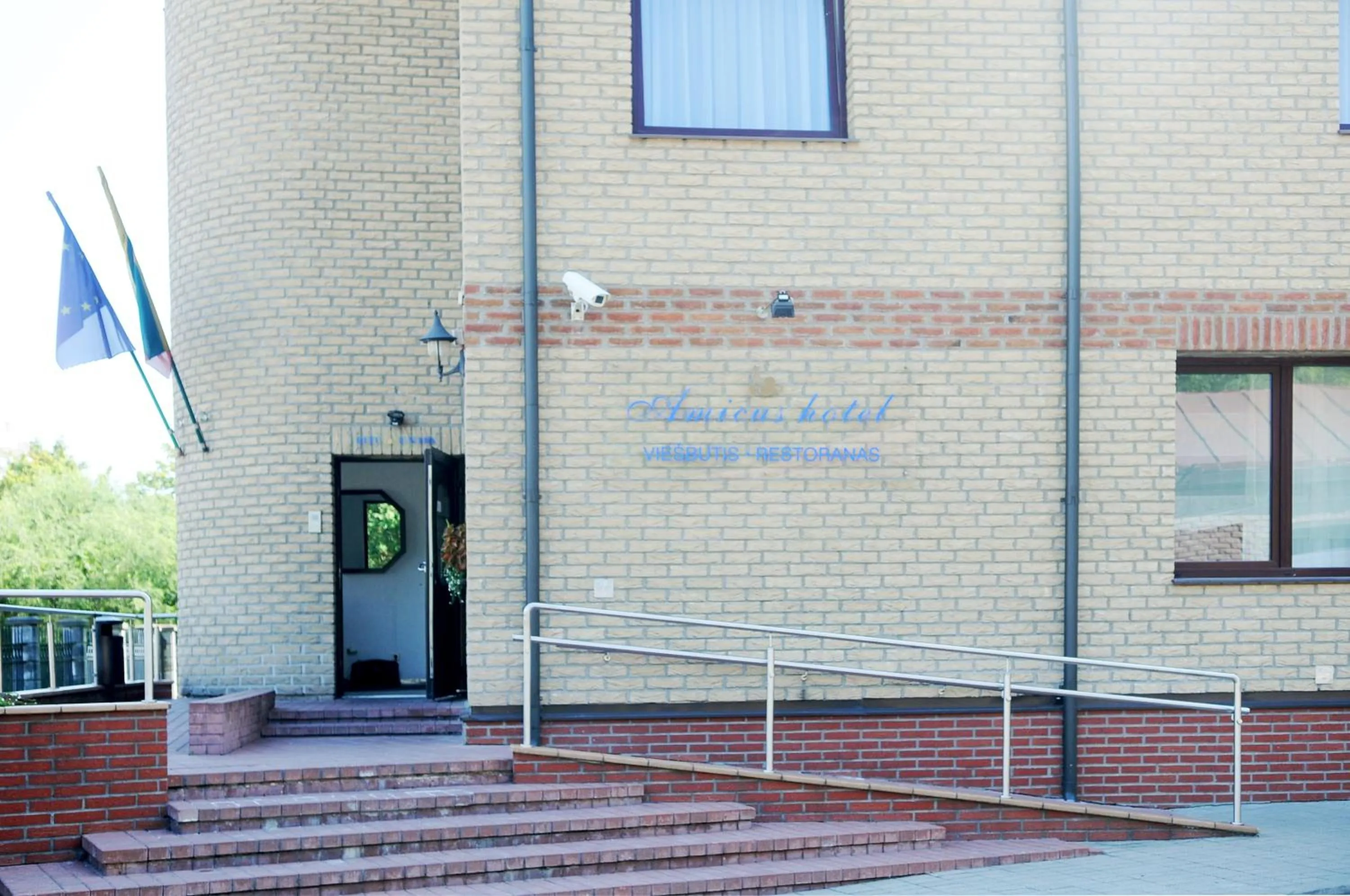 Facade/entrance in Amicus Hotel