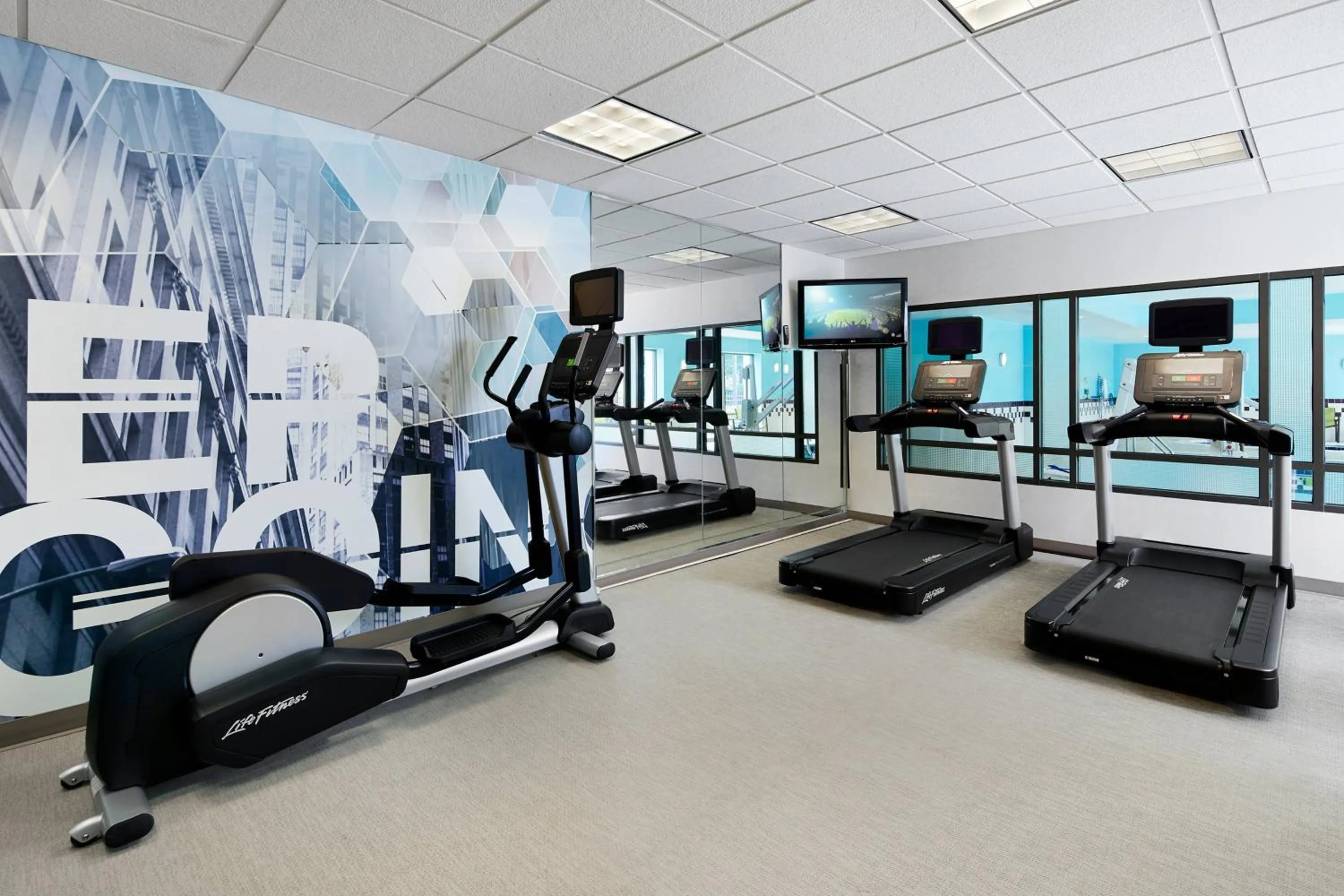Fitness centre/facilities in SpringHill Suites by Marriott Richmond North/Glen Allen